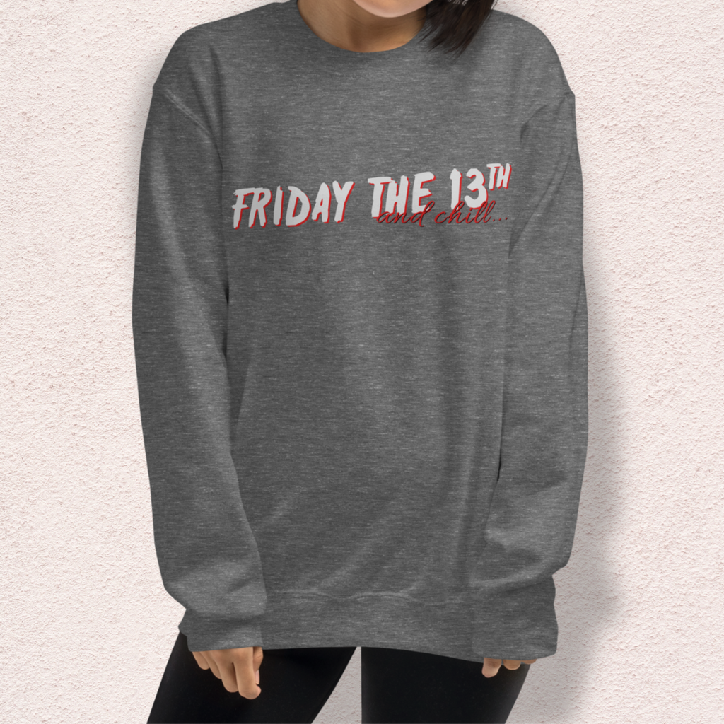Camp Slasher and Chill Crewneck Sweatshirt | Cozy Horror Loungewear