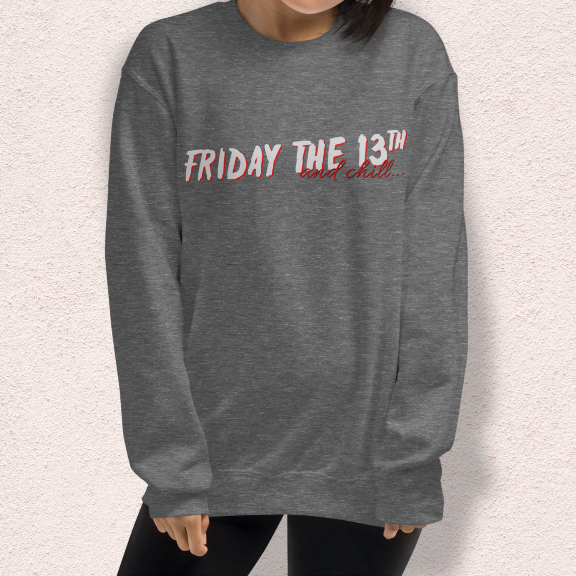 Camp Slasher and Chill Crewneck Sweatshirt | Cozy Horror Loungewear