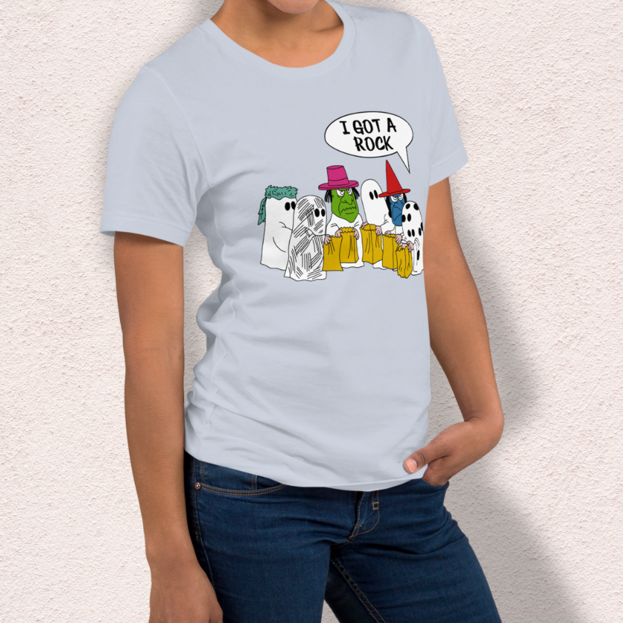 I Got a Rock Tee | Unisex Funny Halloween Trick-or-Treat Shirt