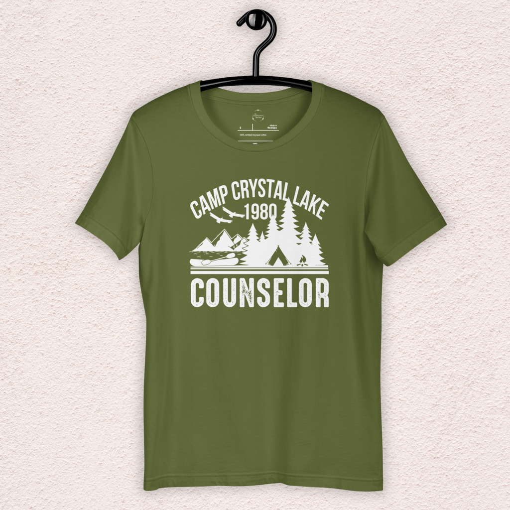 Camp Crystal Lake Tee | Unisex Vintage Summer Camp Horror Shirt