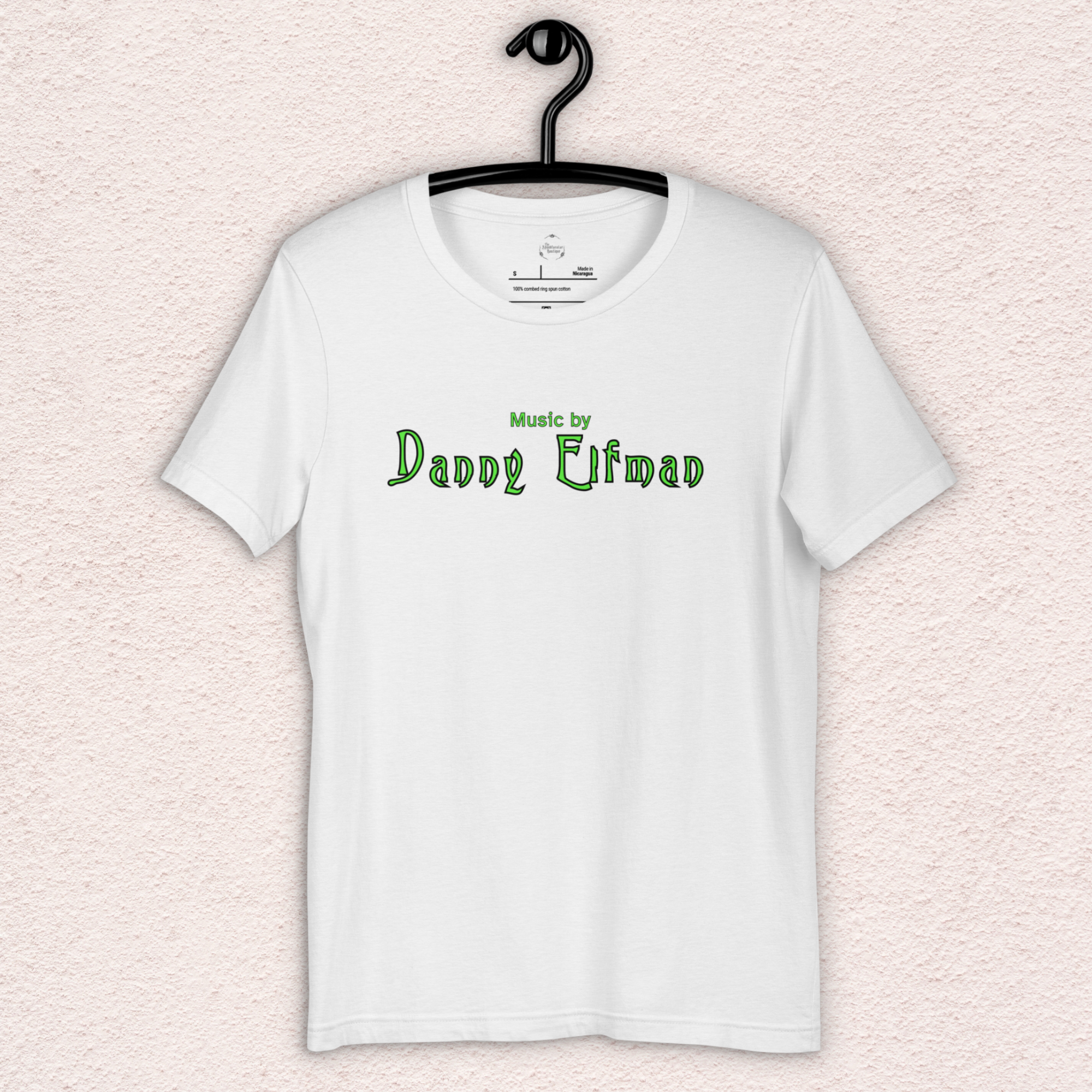 Music by Danny Elfman Tee | Unisex Gothic Film Score Graphic Shirt