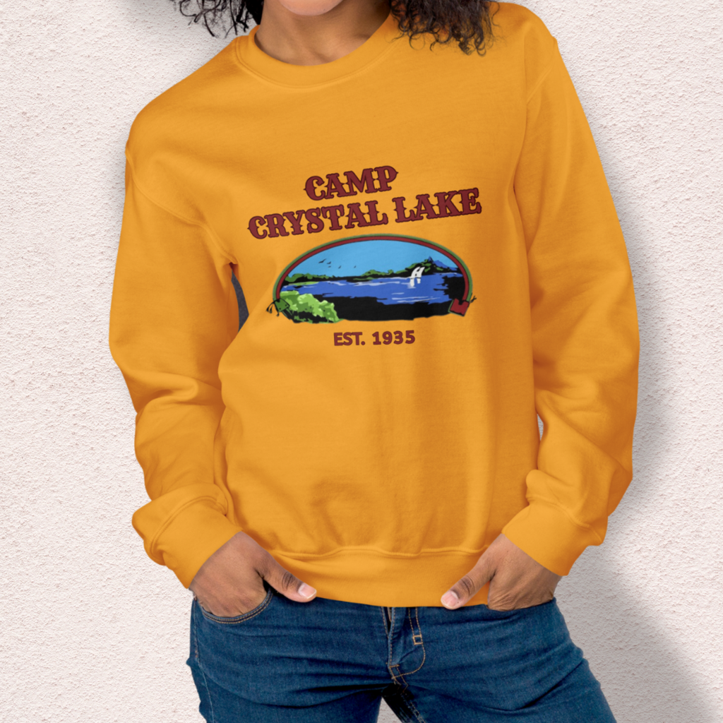 Vintage Camp Slasher Sweatshirt | Gildan Unisex Crewneck