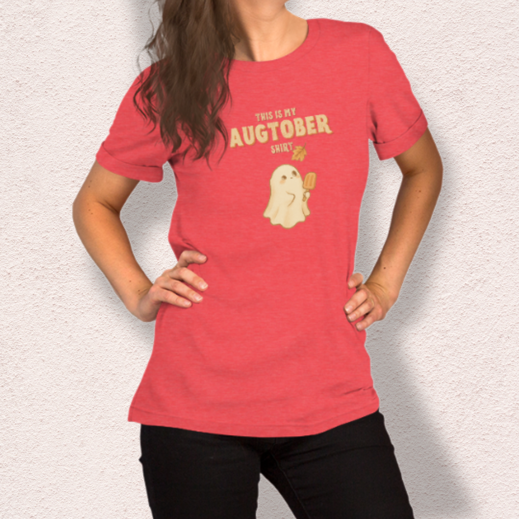 This Is My Augtober Shirt Tee | Unisex Ghost Fall Graphic Shirt