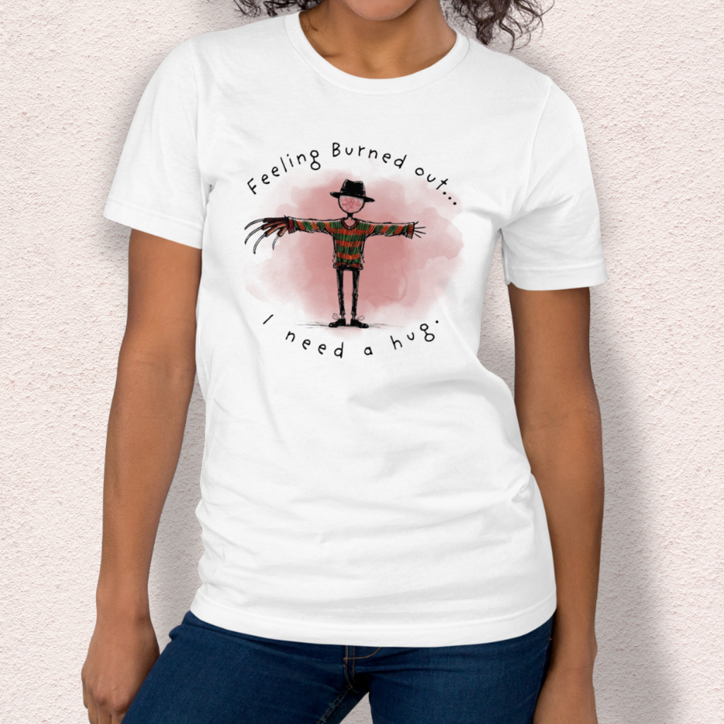 Feeling Burned Out Tee | Unisex Funny Slasher Horror Graphic Shirt