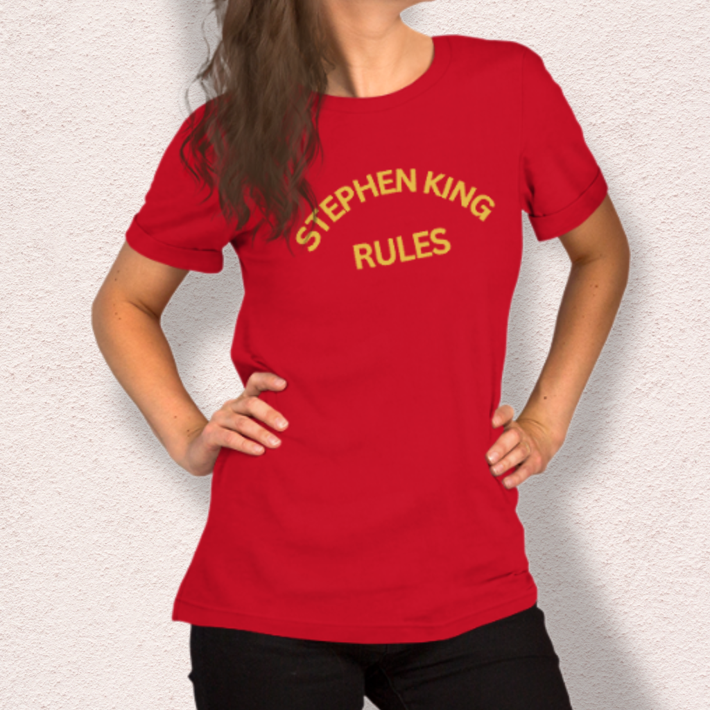 Stephen King Rules Tee | Unisex Horror Book Lover Graphic Shirt
