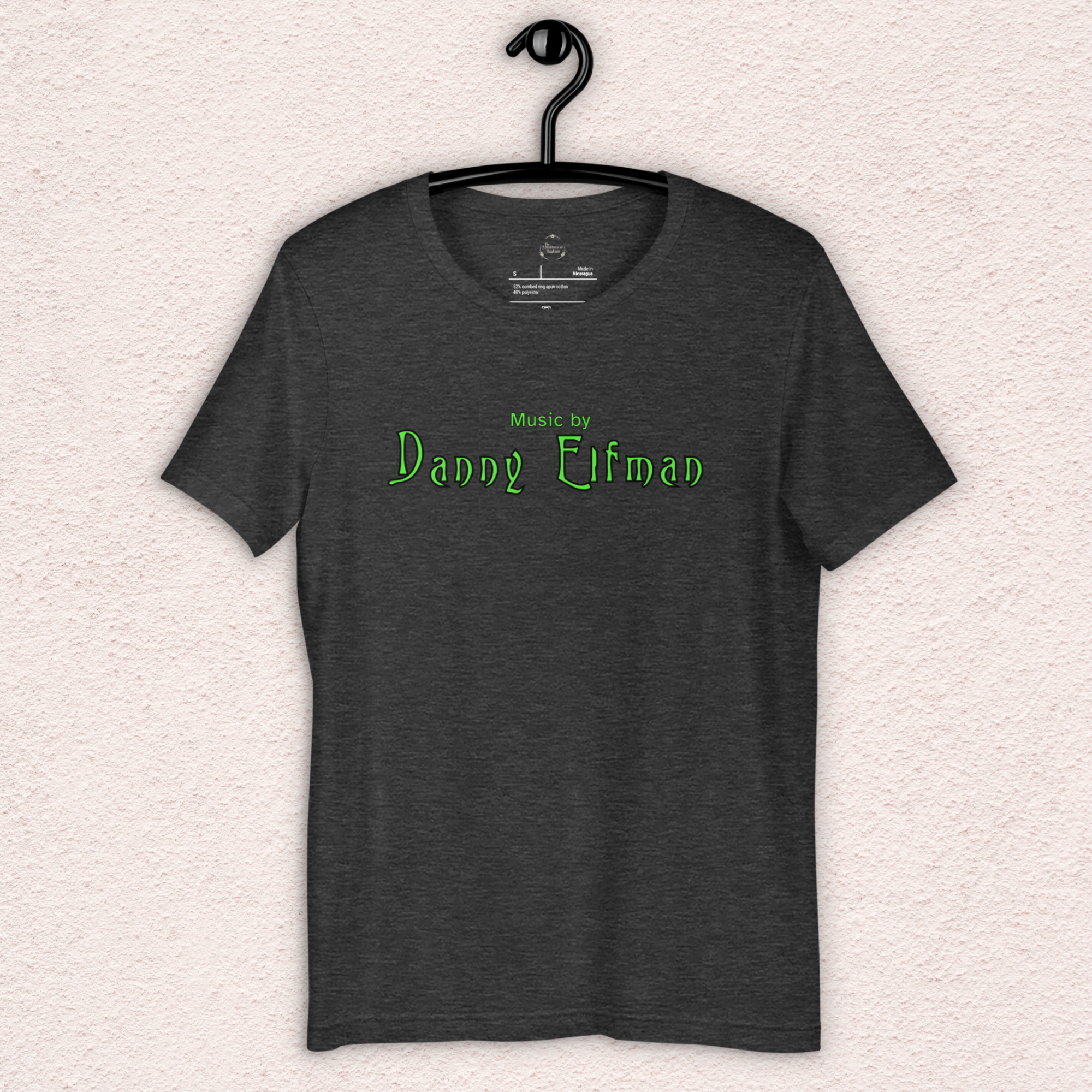 Music by Danny Elfman Tee | Unisex Gothic Film Score Graphic Shirt