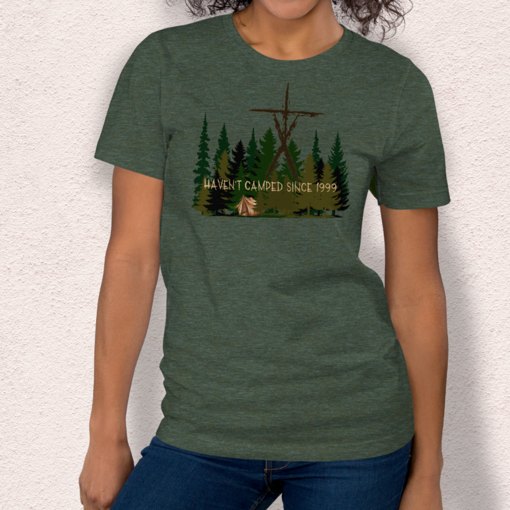 Haven’t Camped Since 1999 Tee | Unisex Funny Horror Camp Graphic Shirt