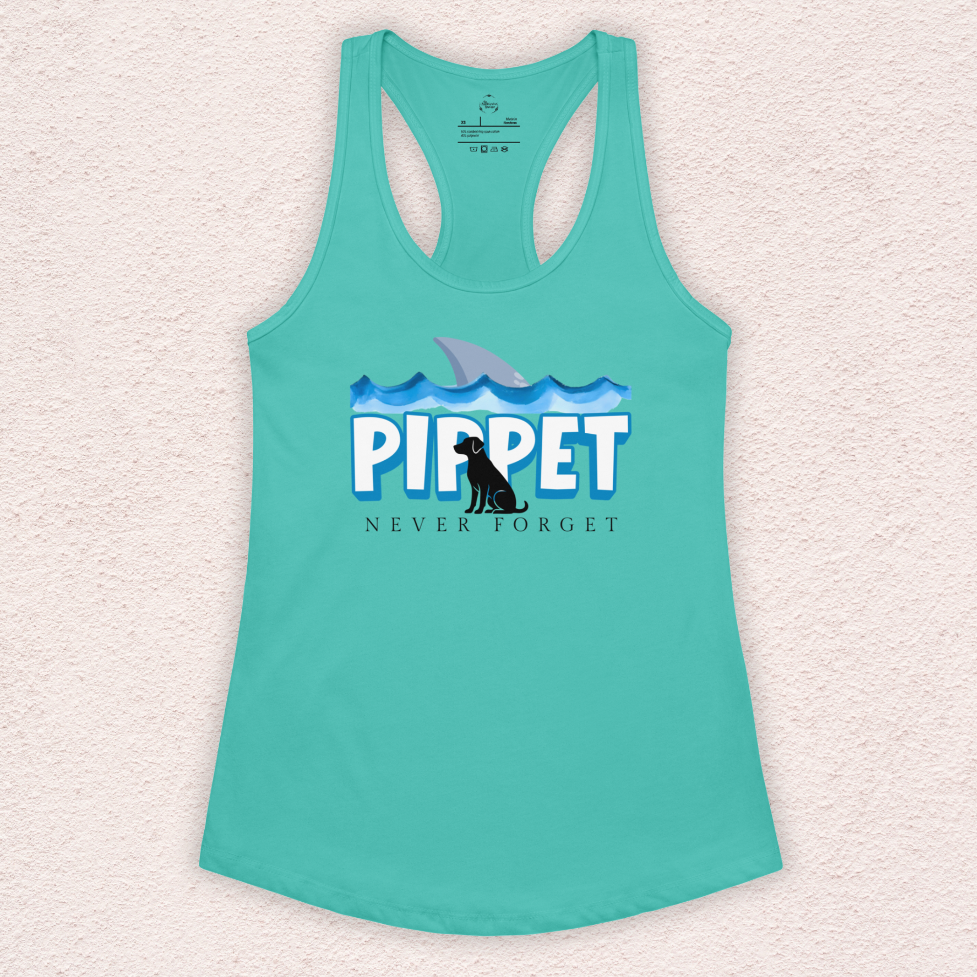 Pippet Never Forget Tank | Women’s Shark Horror Racerback