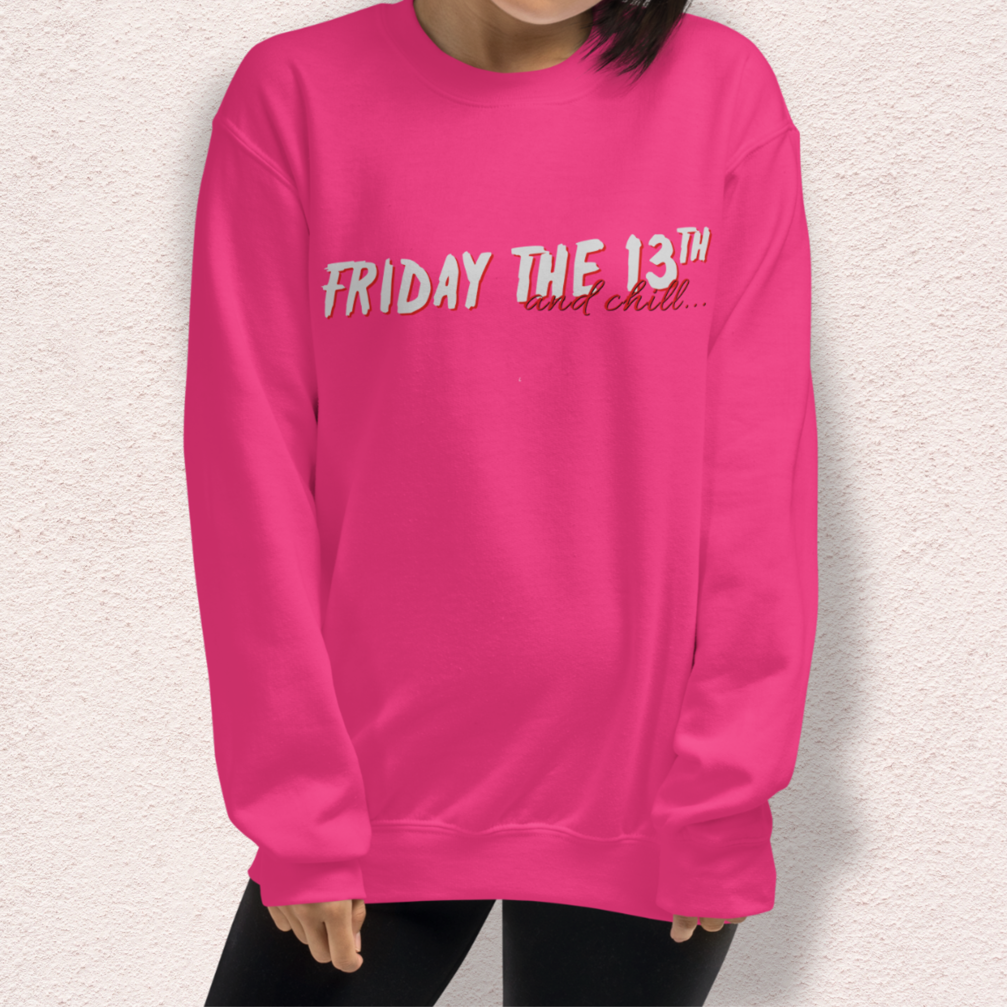 Camp Slasher and Chill Crewneck Sweatshirt | Cozy Horror Loungewear