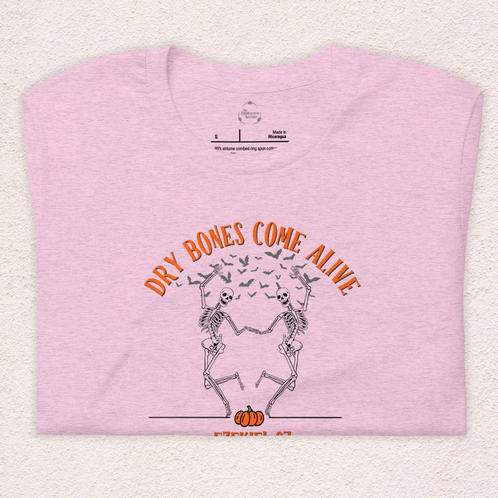 Dry Bones Come Alive Tee | Unisex Dancing Skeletons Graphic Shirt