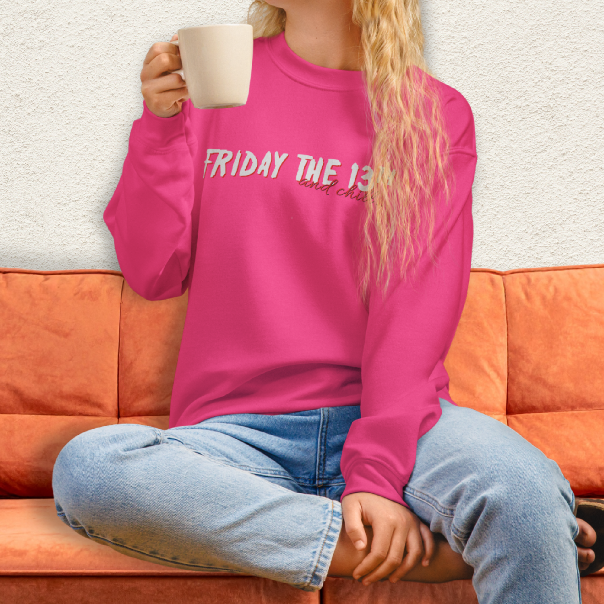 Camp Slasher and Chill Crewneck Sweatshirt | Cozy Horror Loungewear