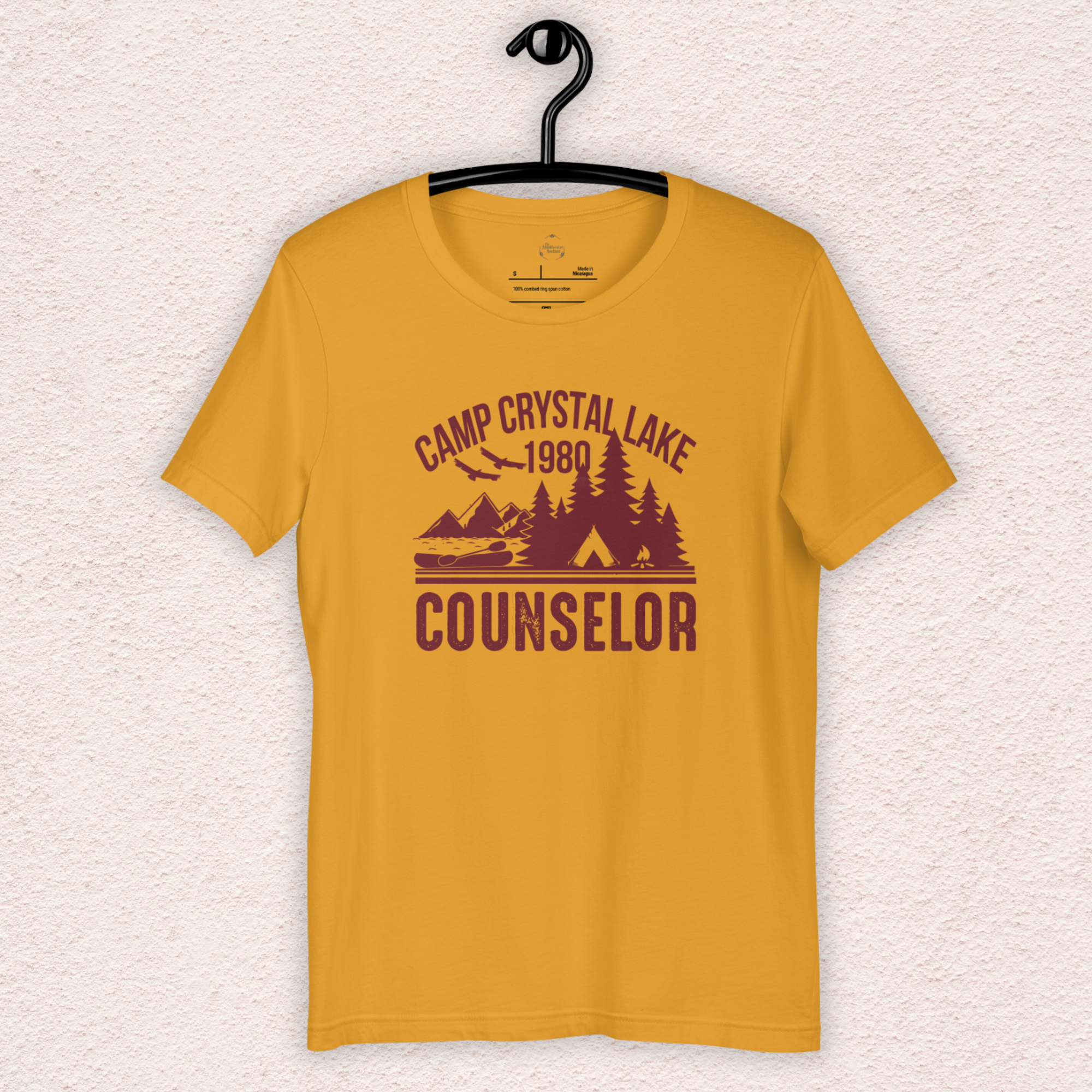 Camp Crystal Lake Tee | Unisex Vintage Summer Camp Horror Shirt (red ink)