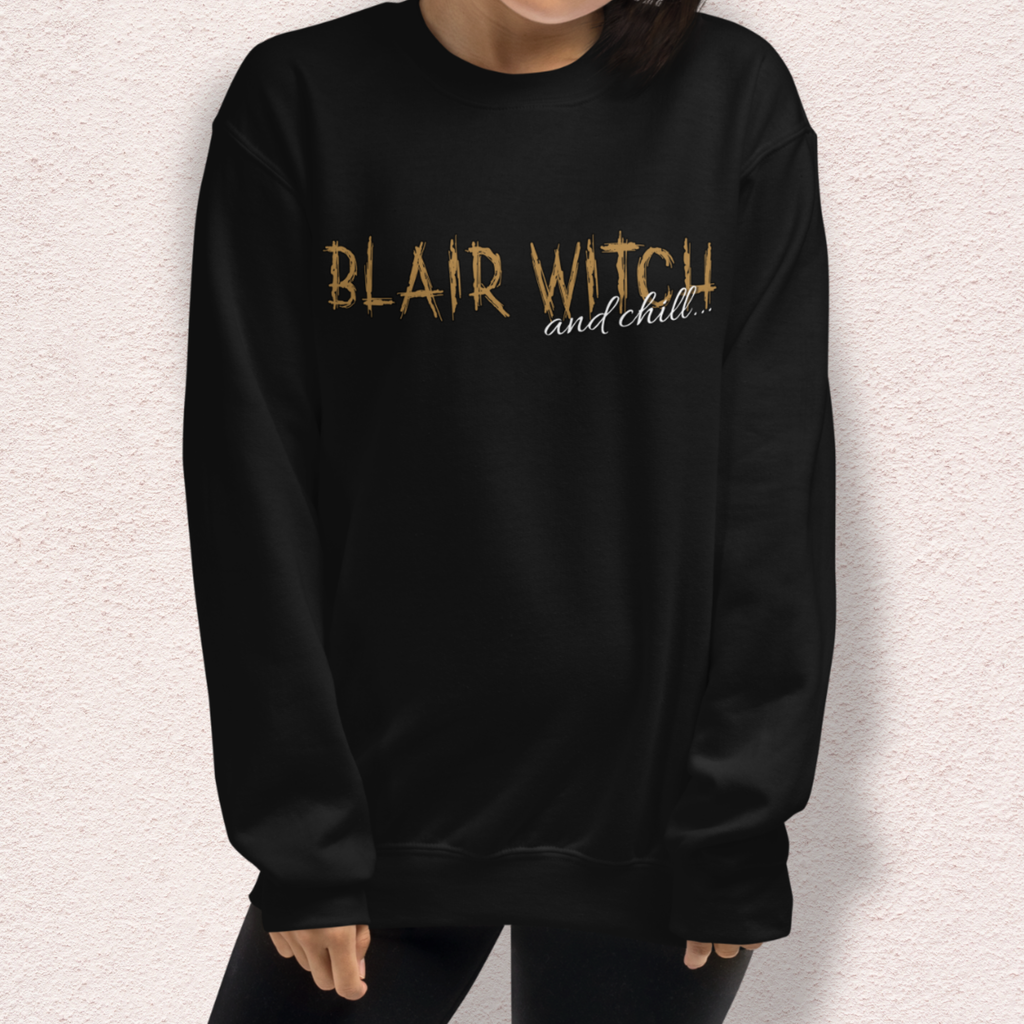 Found Footage and Chill Crewneck Sweatshirt | Cozy Horror Loungewear