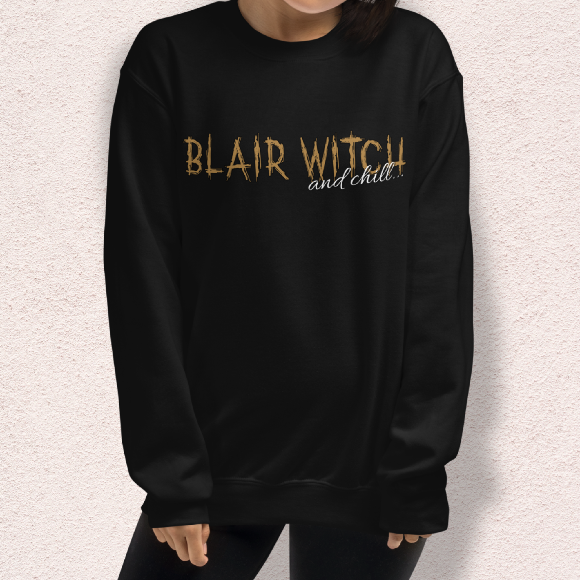Found Footage and Chill Crewneck Sweatshirt | Cozy Horror Loungewear