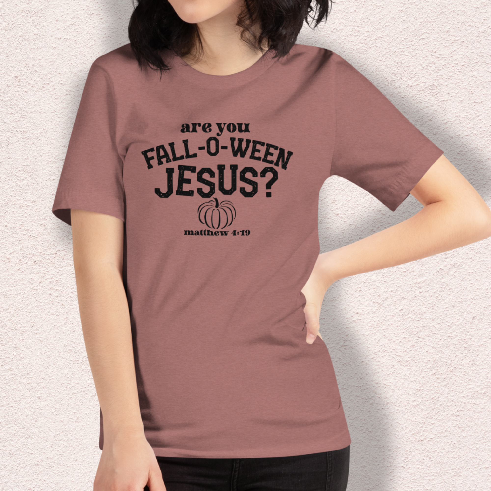 Are You Fall-o-ween Jesus? Tee | Unisex Funny Fall Faith Graphic Shirt