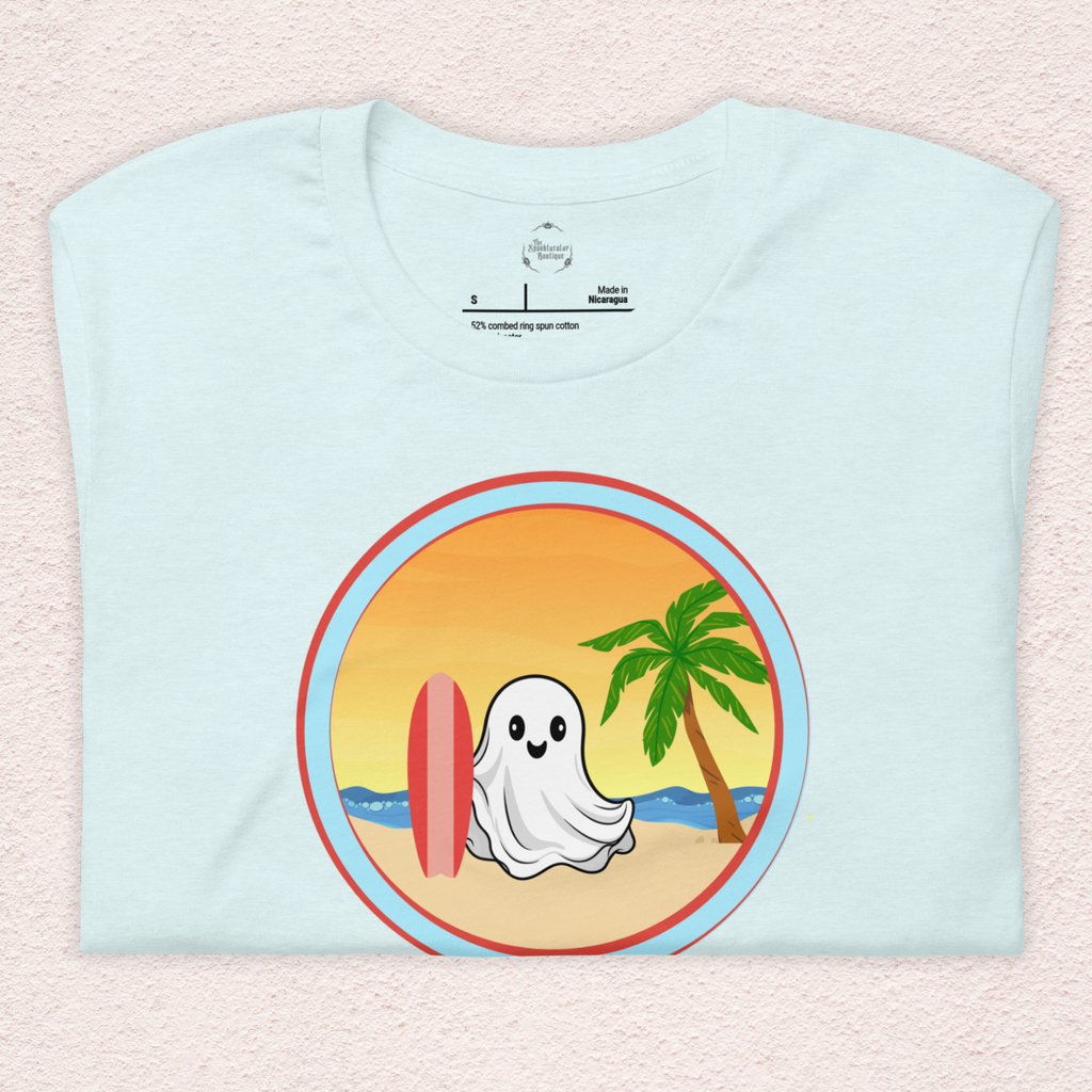 Time to Boo-gie Tee | Unisex Summerween Ghost Surf Graphic Shirt