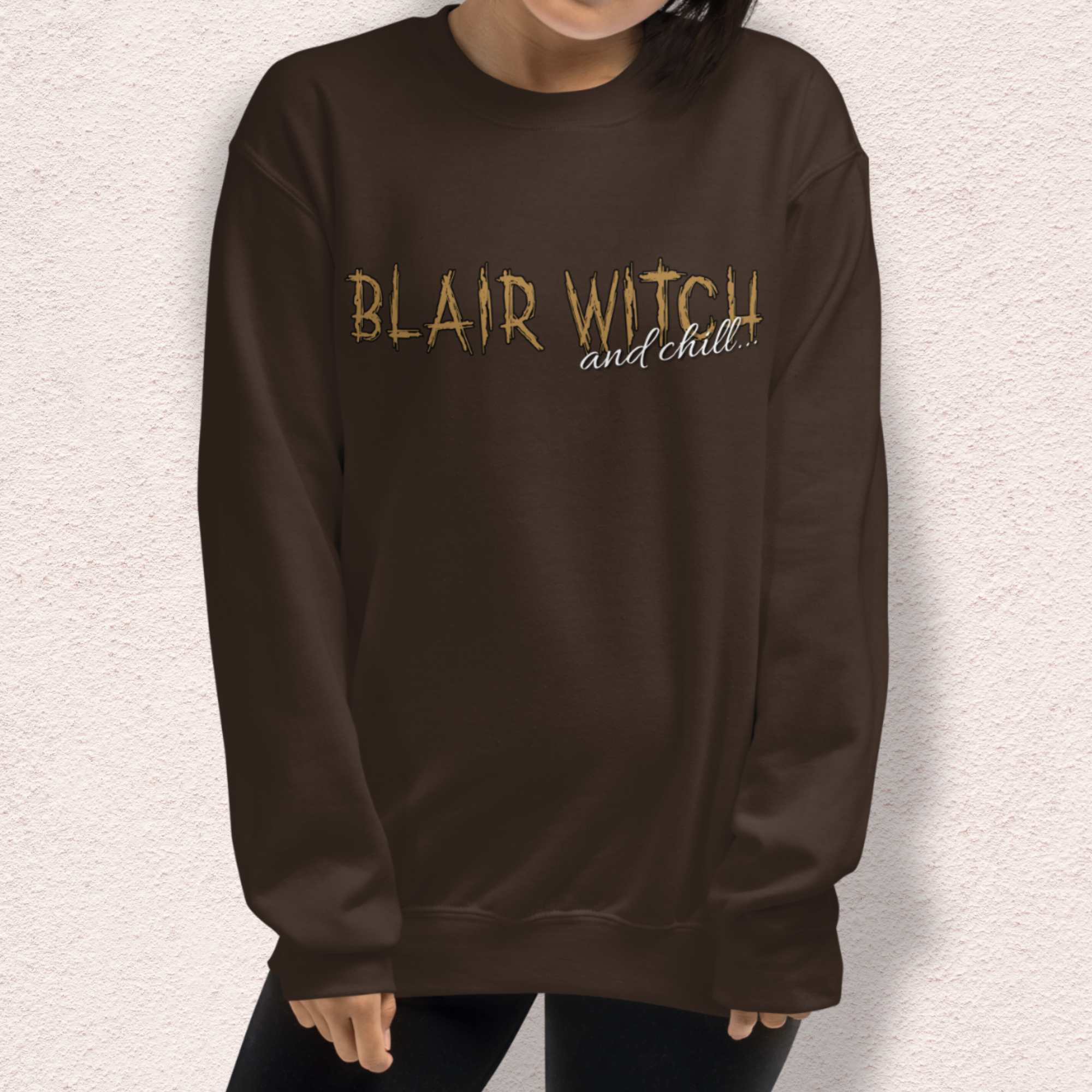 Found Footage and Chill Crewneck Sweatshirt | Cozy Horror Loungewear