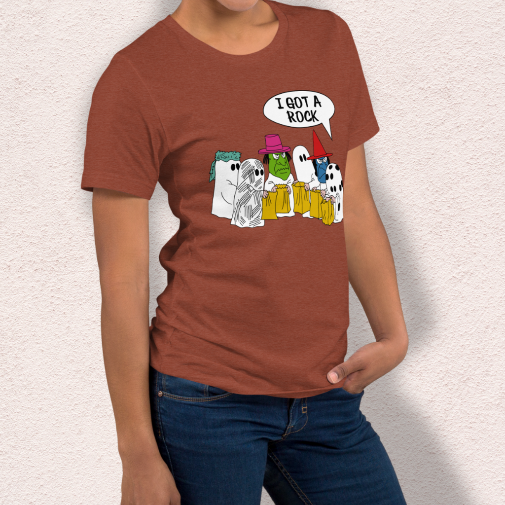 I Got a Rock Tee | Unisex Funny Halloween Trick-or-Treat Shirt