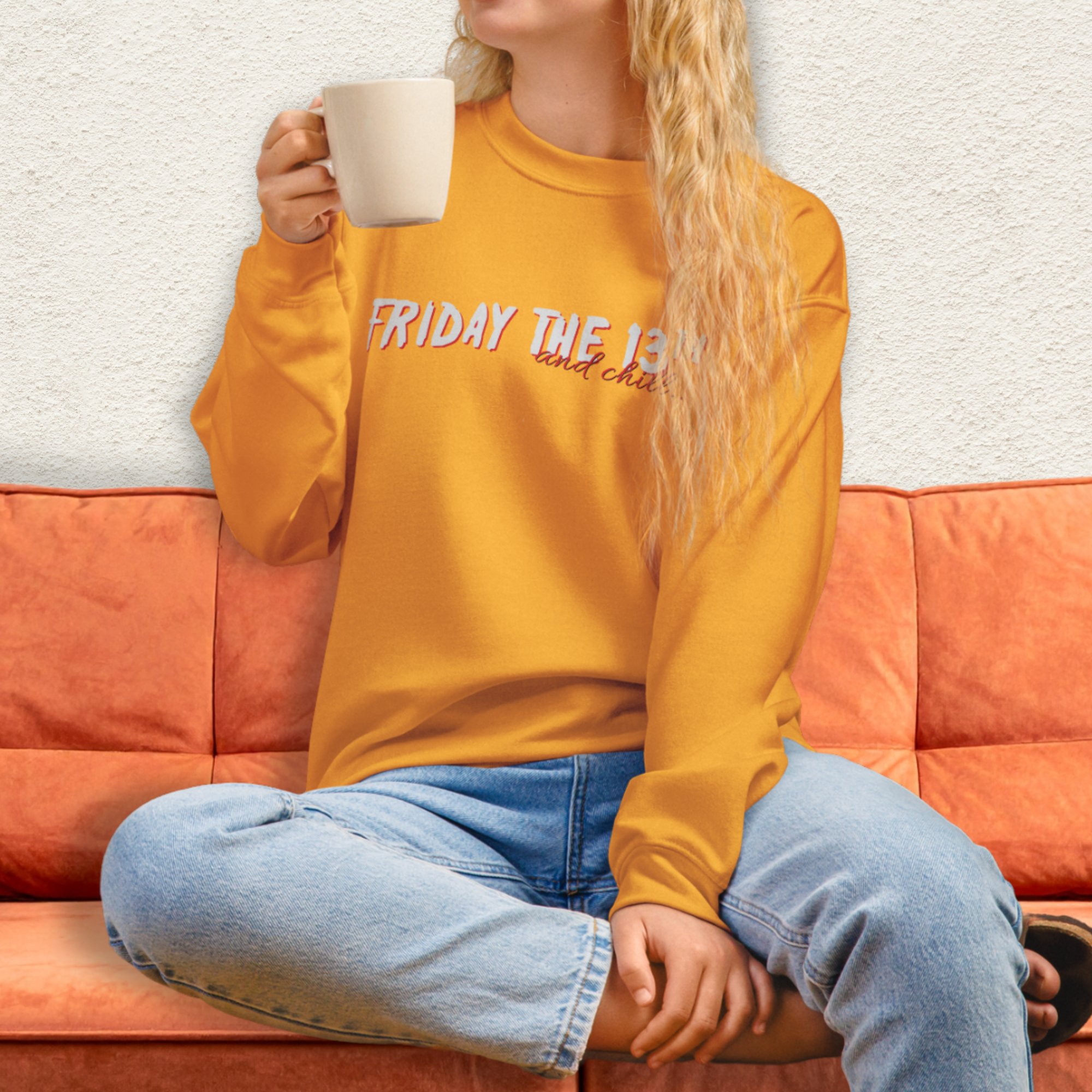 Camp Slasher and Chill Crewneck Sweatshirt | Cozy Horror Loungewear