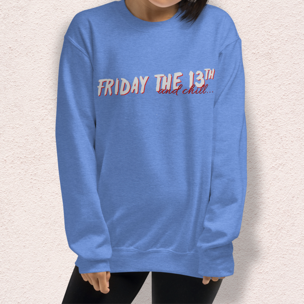 Camp Slasher and Chill Crewneck Sweatshirt | Cozy Horror Loungewear