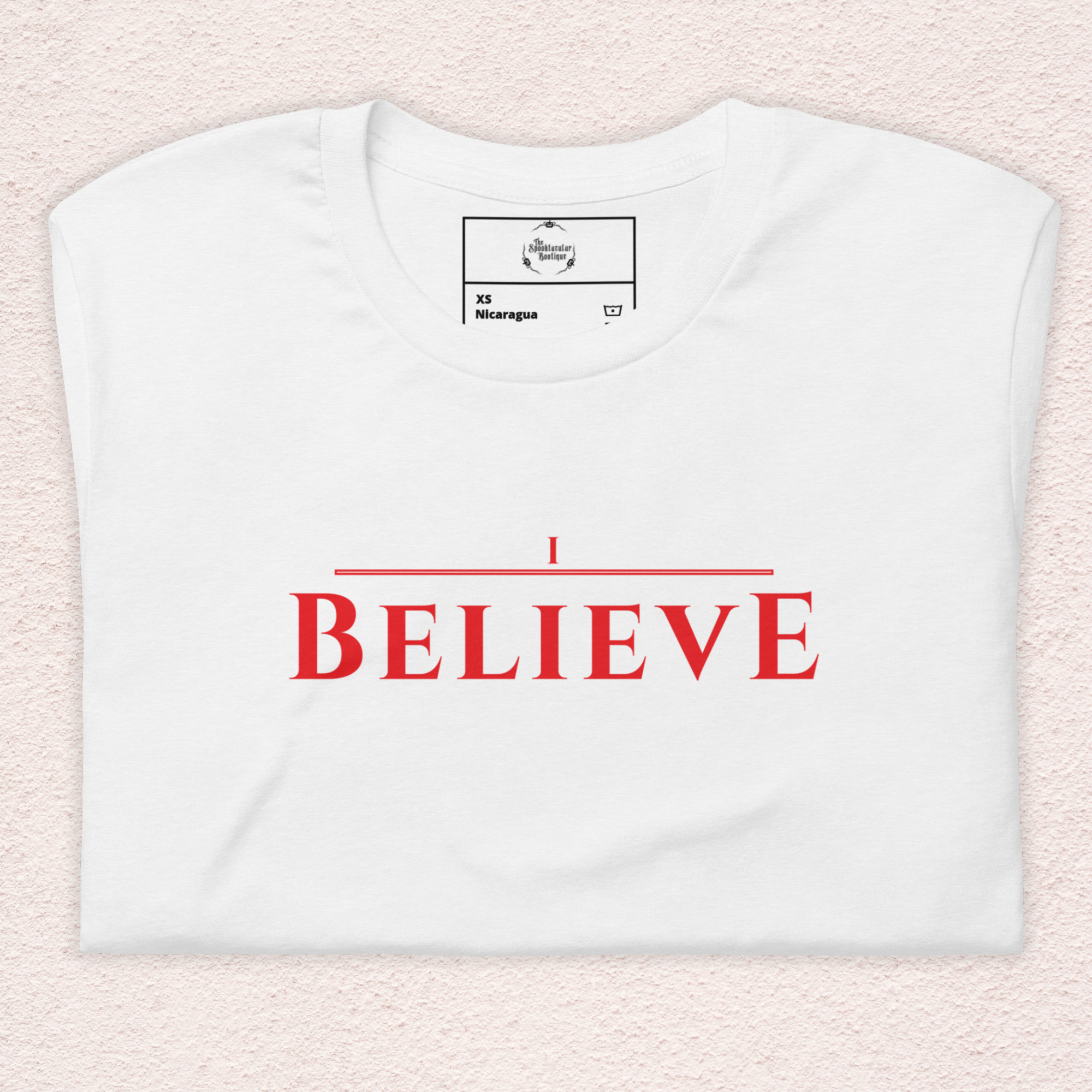 “I Believe” Upside Down Girl Survival Tee | Retro 80s Sci-Fi Inspired Graphic T-Shirt