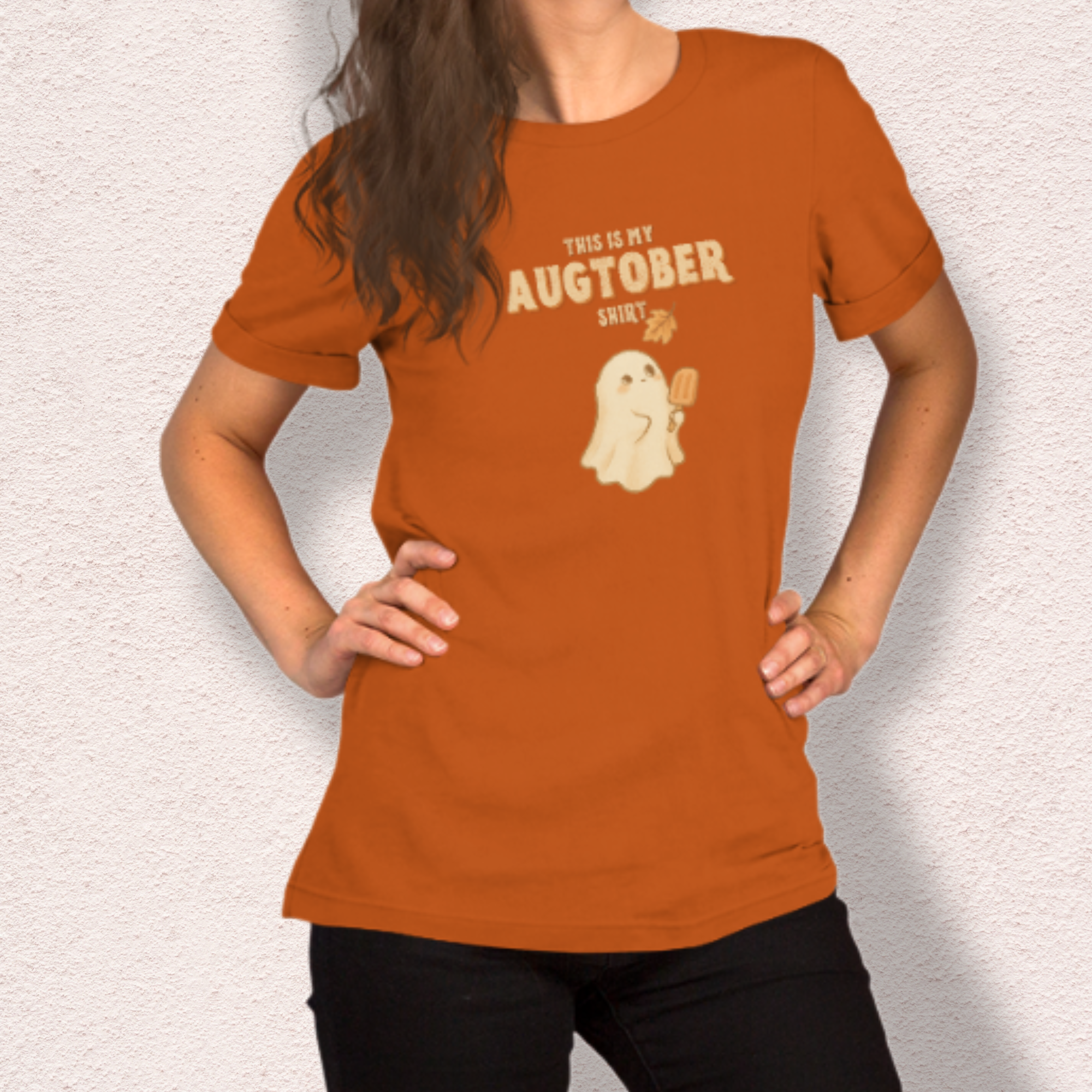 This Is My Augtober Shirt Tee | Unisex Ghost Fall Graphic Shirt