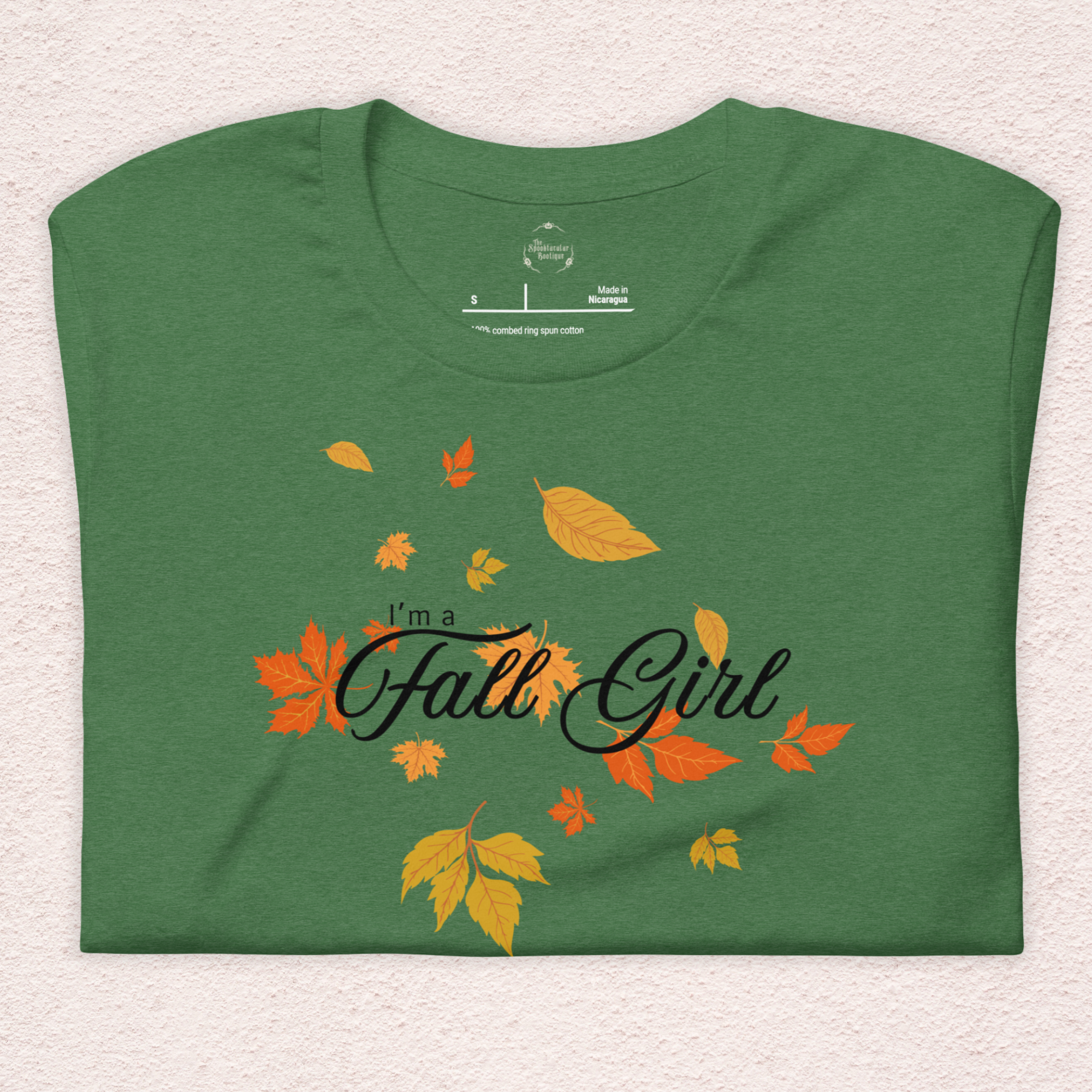 Fall Girl Tee | Unisex Cute Autumn Leaves Graphic Shirt