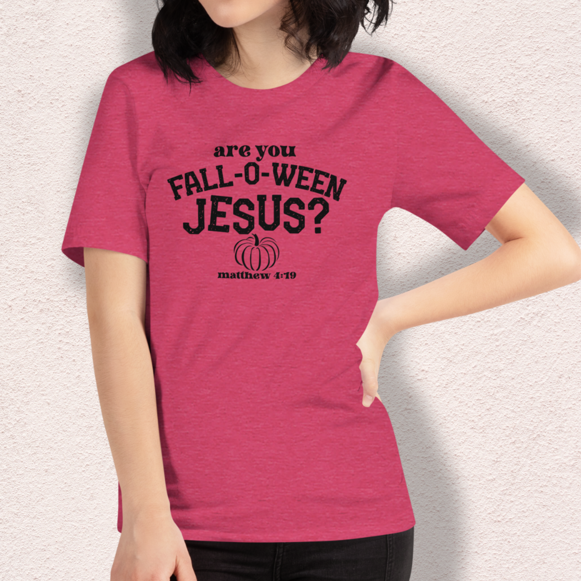 Are You Fall-o-ween Jesus? Tee | Unisex Funny Fall Faith Graphic Shirt