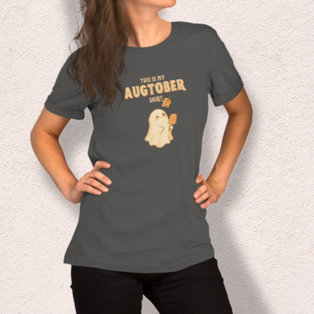 This Is My Augtober Shirt Tee | Unisex Ghost Fall Graphic Shirt