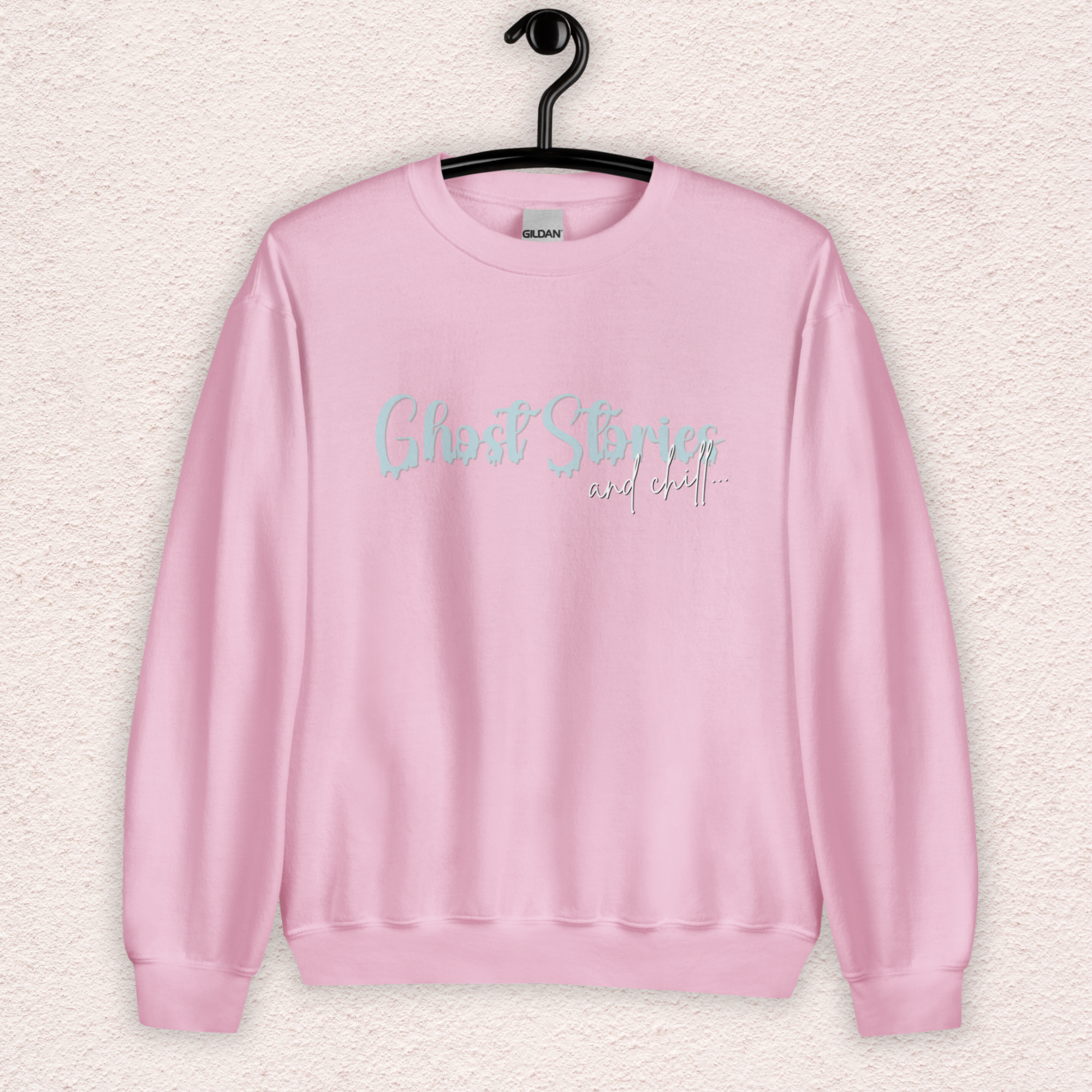 Ghost Stories & Chill Sweatshirt | Cozy Paranormal Horror Crewneck | Gildan Heavy Blend Spooky Sweatshirt