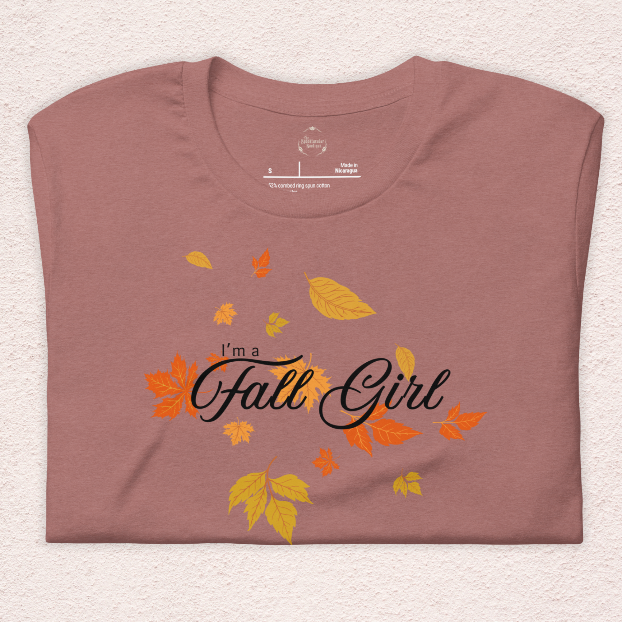 Fall Girl Tee | Unisex Cute Autumn Leaves Graphic Shirt