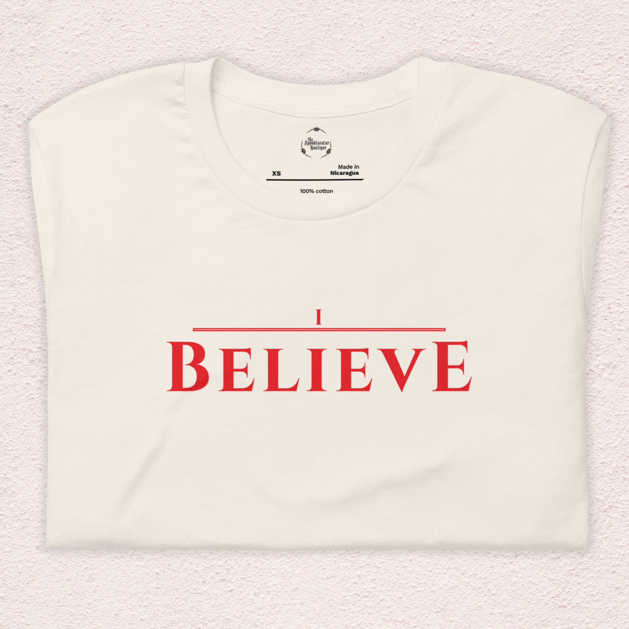 “I Believe” Upside Down Girl Survival Tee | Retro 80s Sci-Fi Inspired Graphic T-Shirt