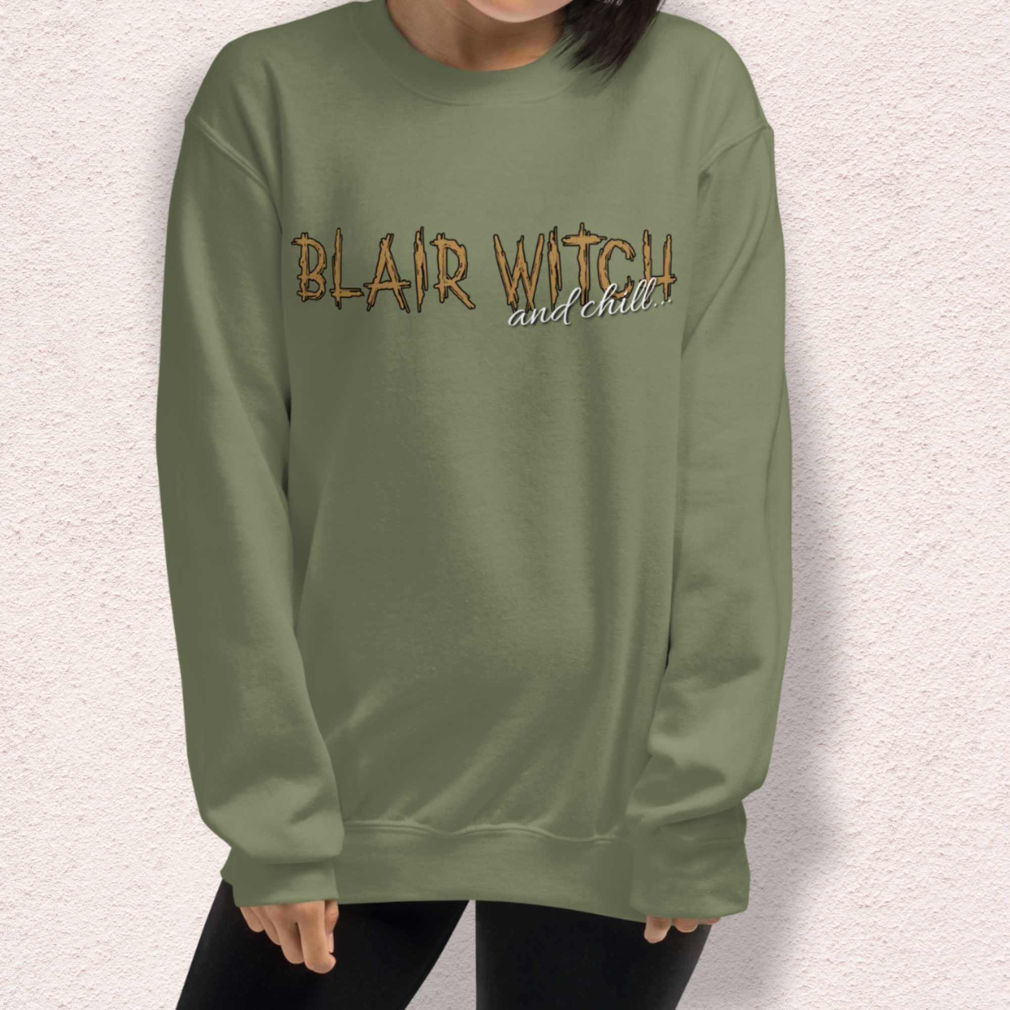 Found Footage and Chill Crewneck Sweatshirt | Cozy Horror Loungewear