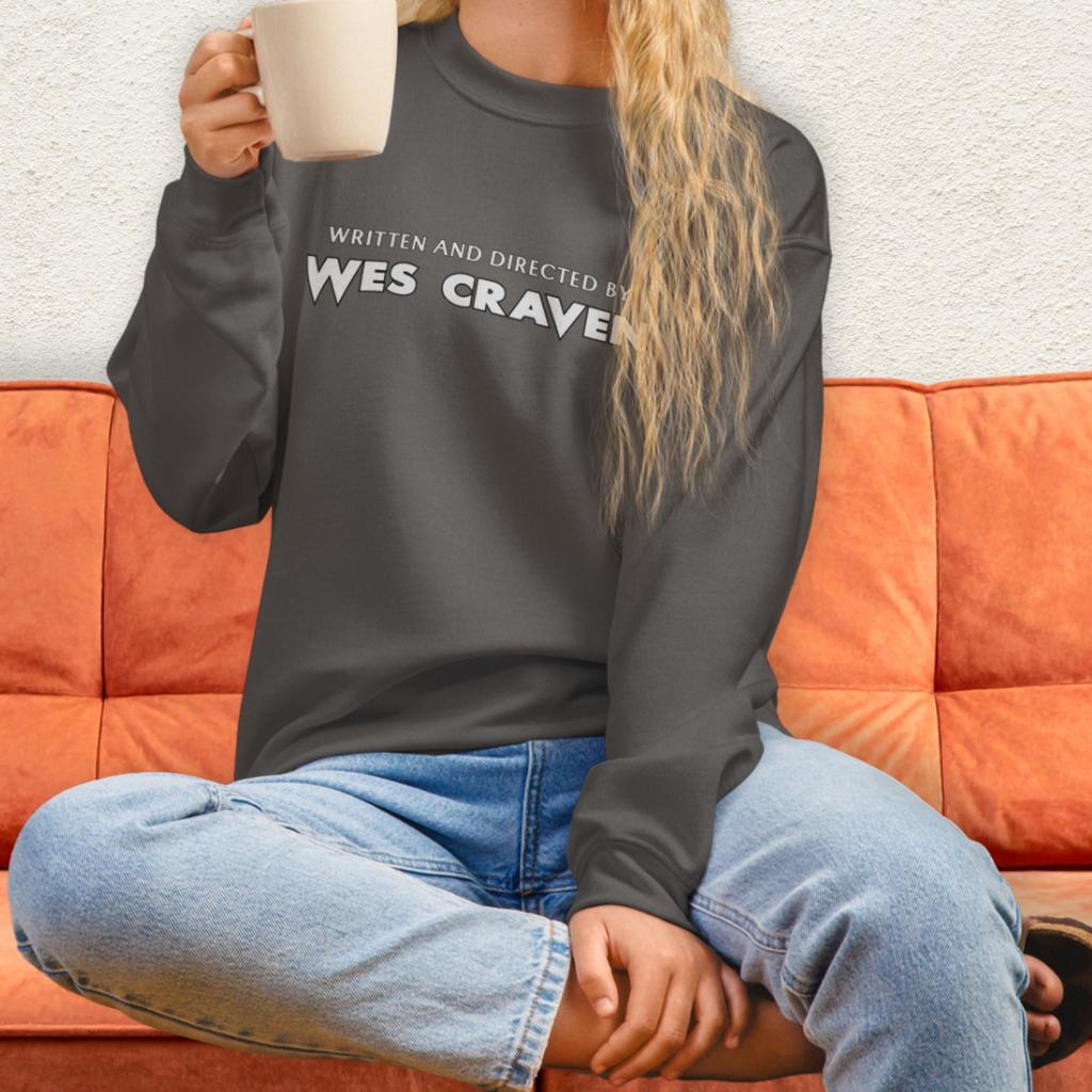 Written & Directed by Wes Craven Sweatshirt | Unisex Horror Film Lover Crewneck