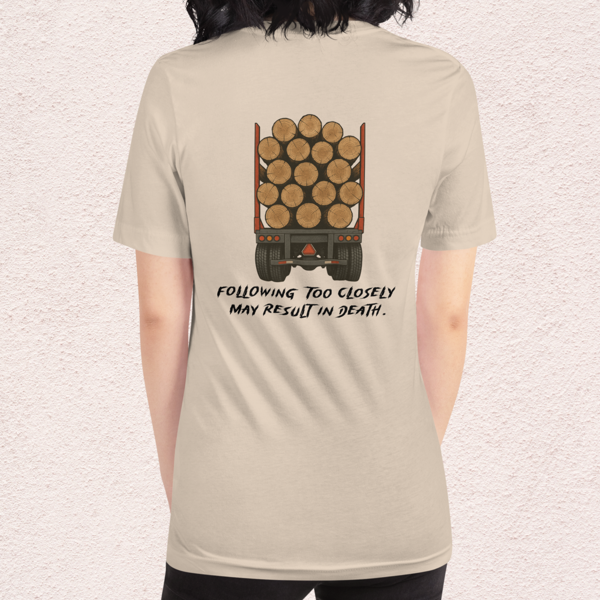 Following Too Closely Tee | Unisex Funny Horror Driving Graphic Shirt