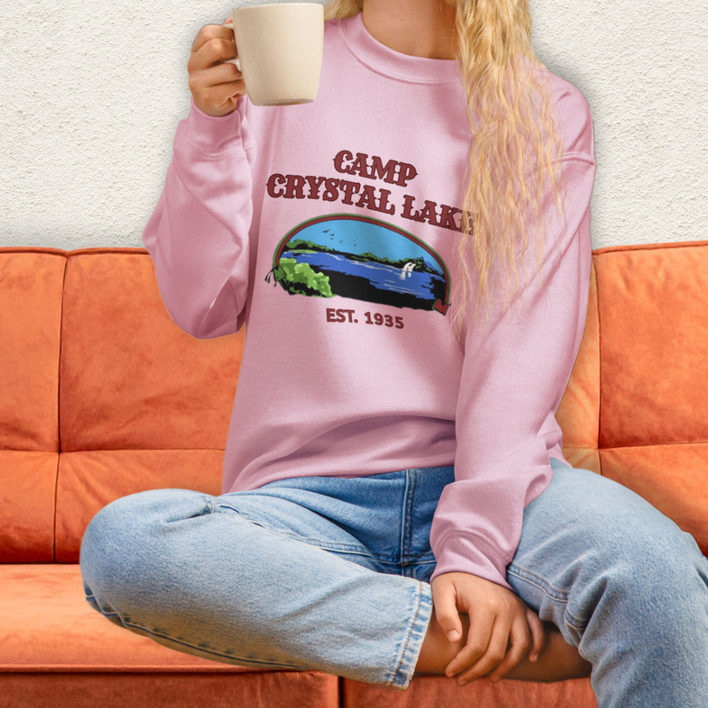 Vintage Camp Slasher Sweatshirt | Gildan Unisex Crewneck