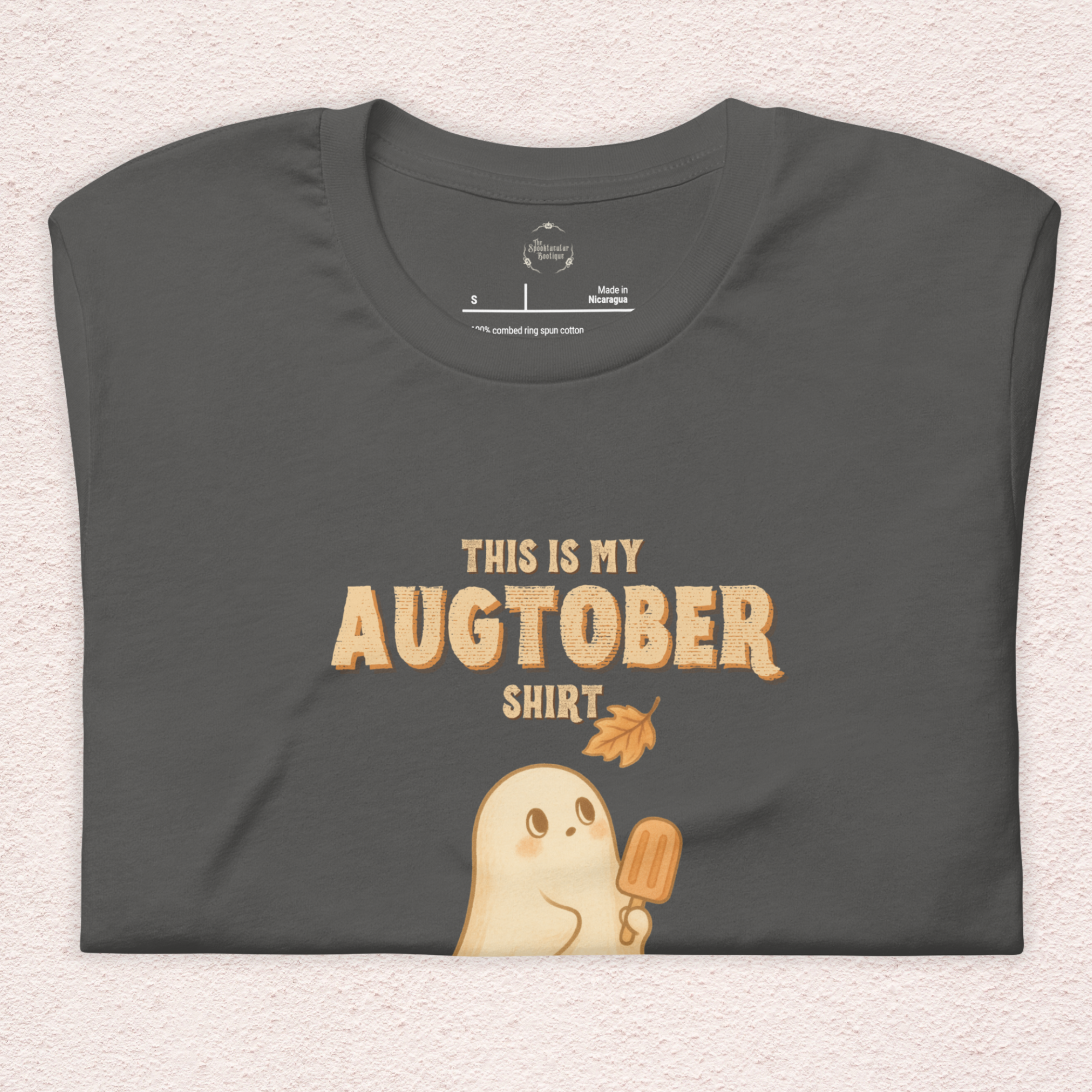 This Is My Augtober Shirt Tee | Unisex Ghost Fall Graphic Shirt
