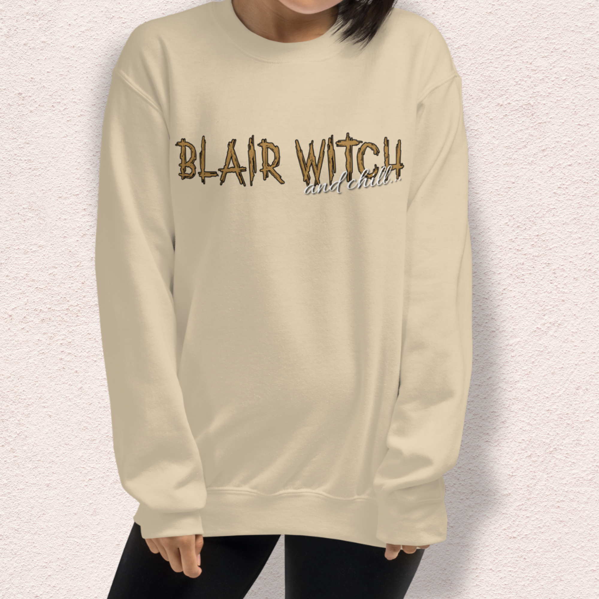 Found Footage and Chill Crewneck Sweatshirt | Cozy Horror Loungewear