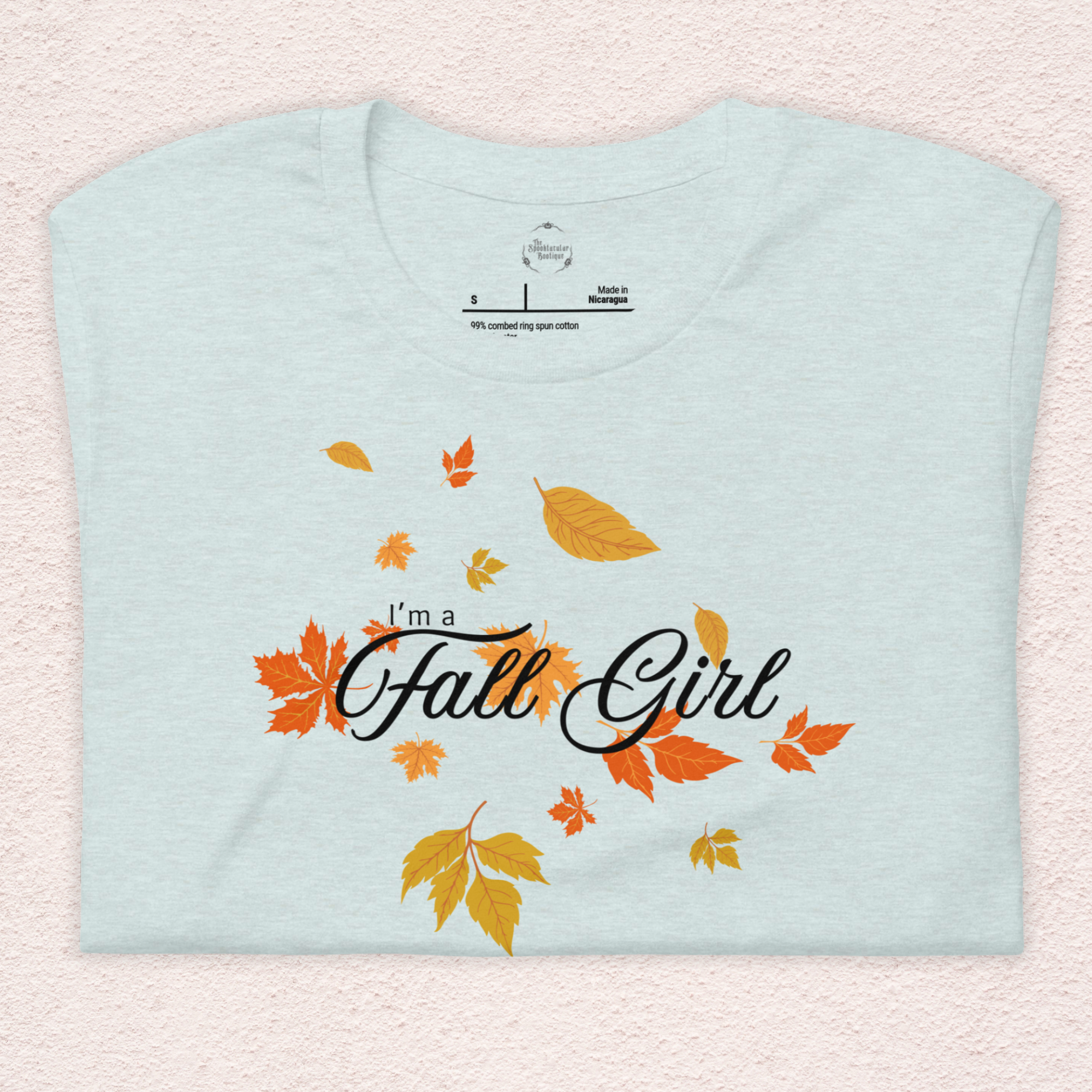 Fall Girl Tee | Unisex Cute Autumn Leaves Graphic Shirt