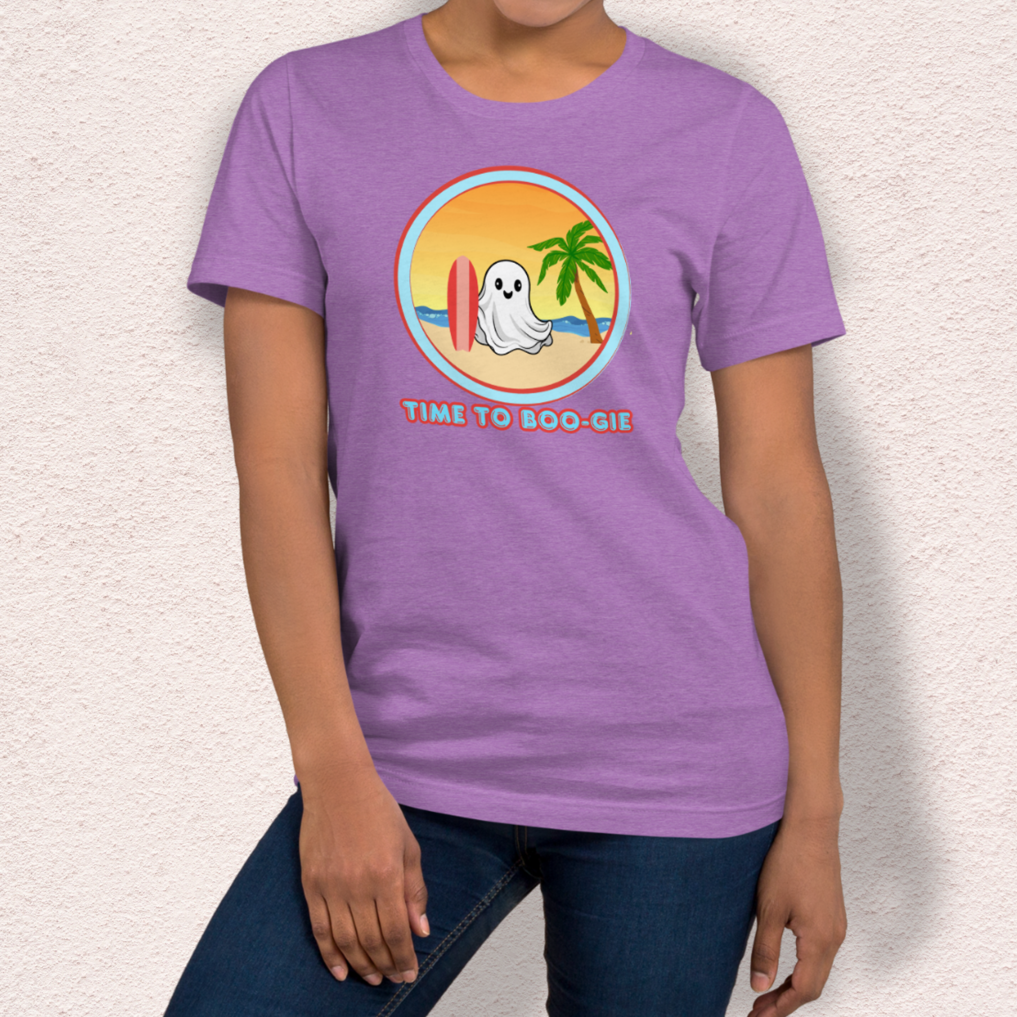 Time to Boo-gie Tee | Unisex Summerween Ghost Surf Graphic Shirt