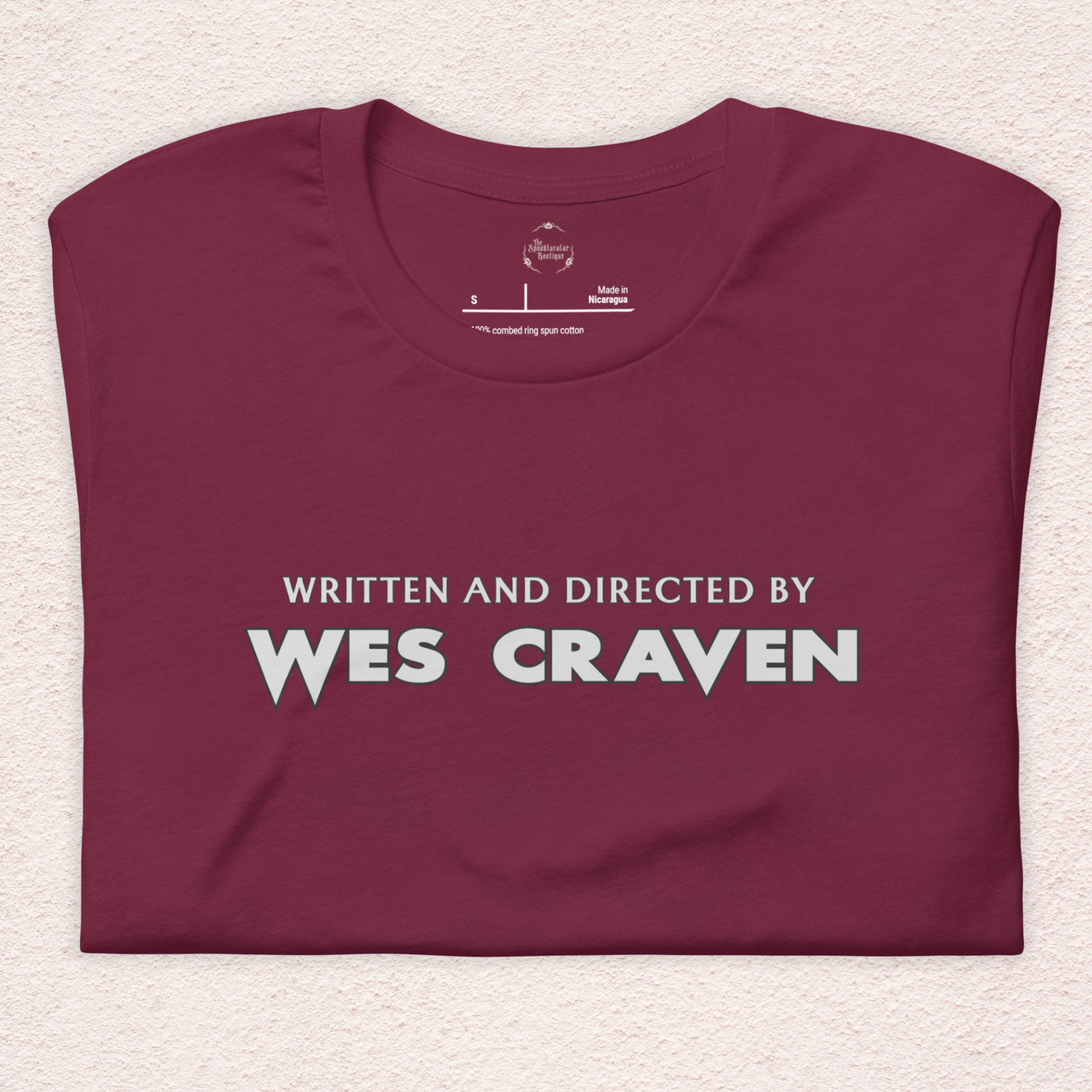 Written & Directed by Wes Craven Tee | Unisex Horror Film Lover Shirt