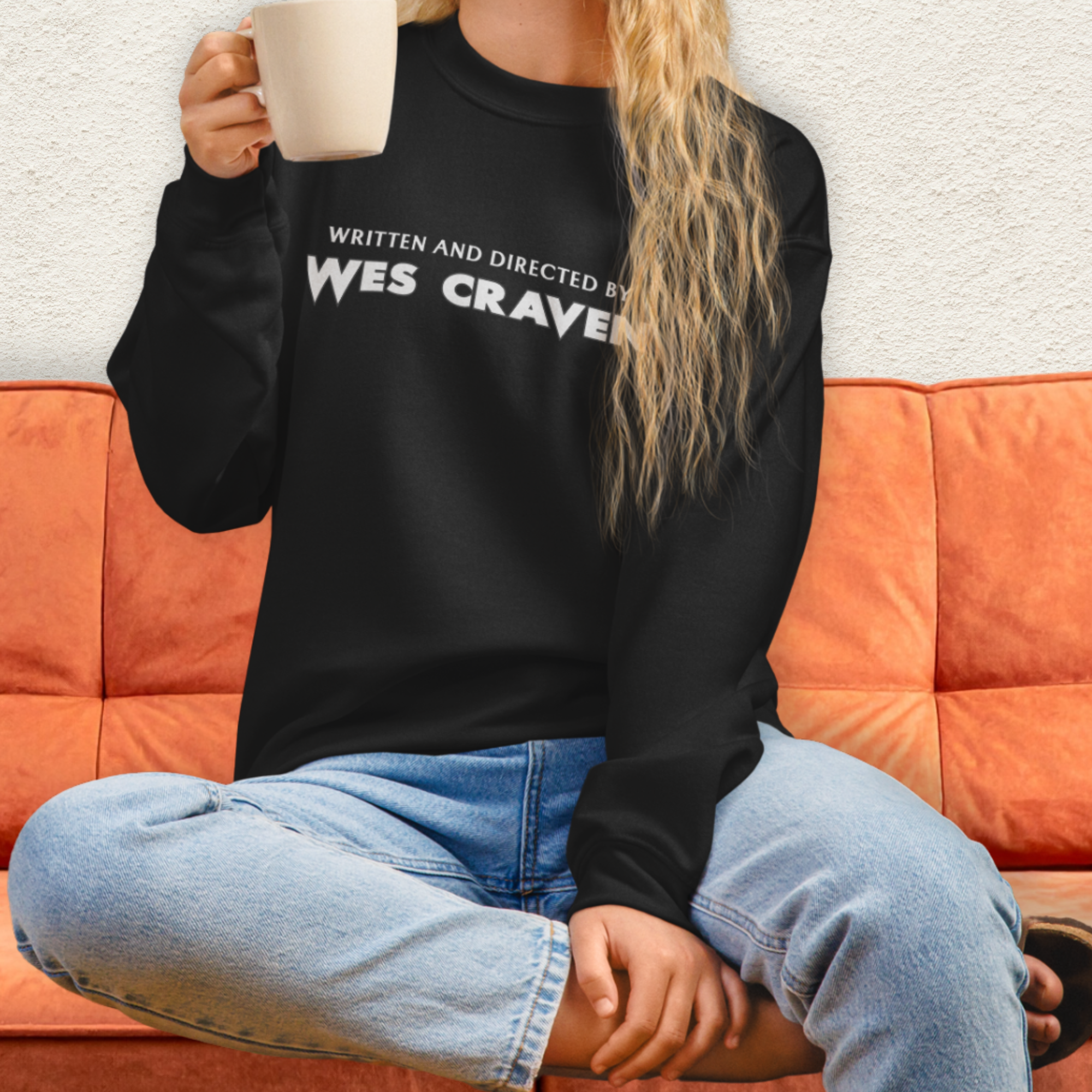 Written & Directed by Wes Craven Sweatshirt | Unisex Horror Film Lover Crewneck
