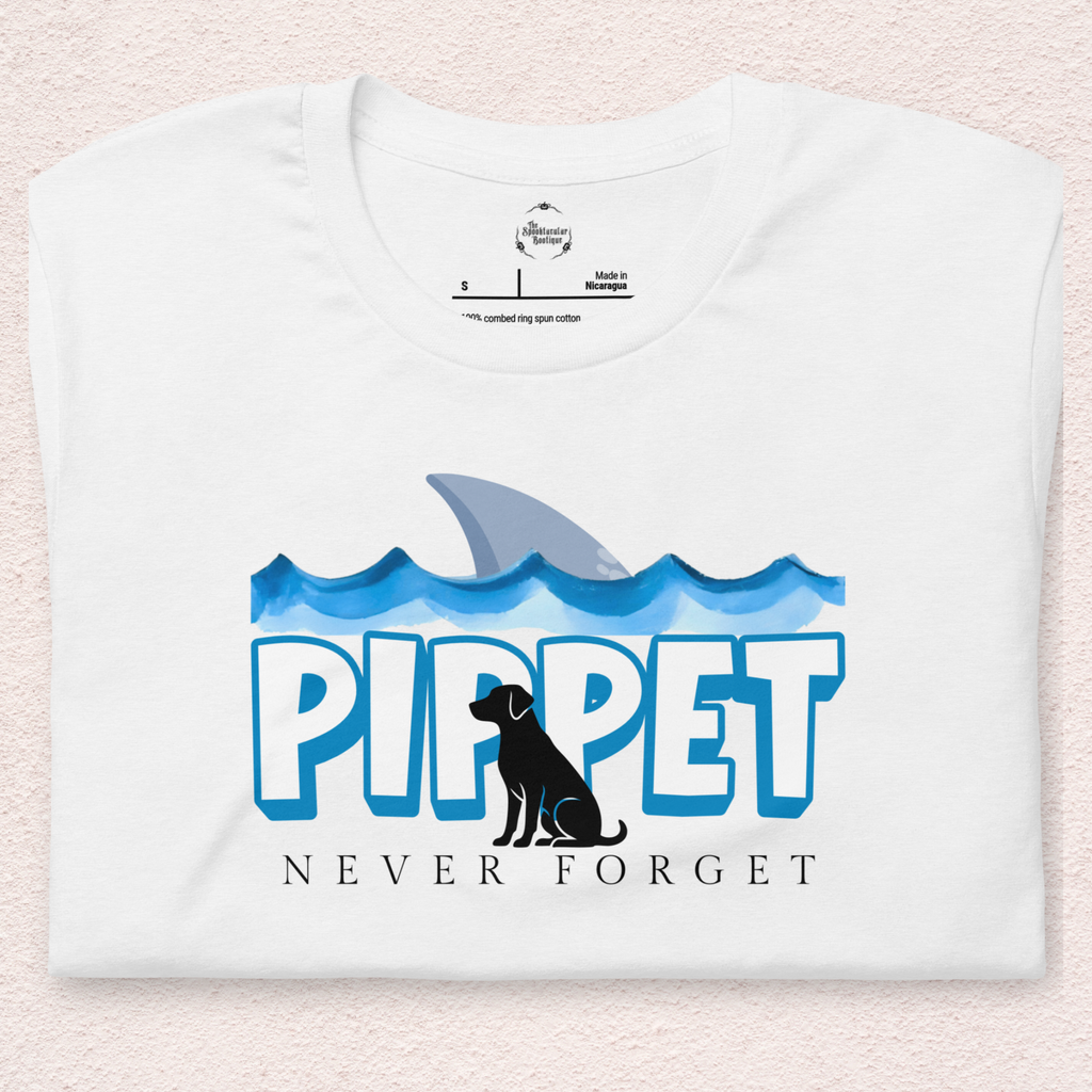 Pippet Never Forget Tee | Unisex Coastal Horror Shirt