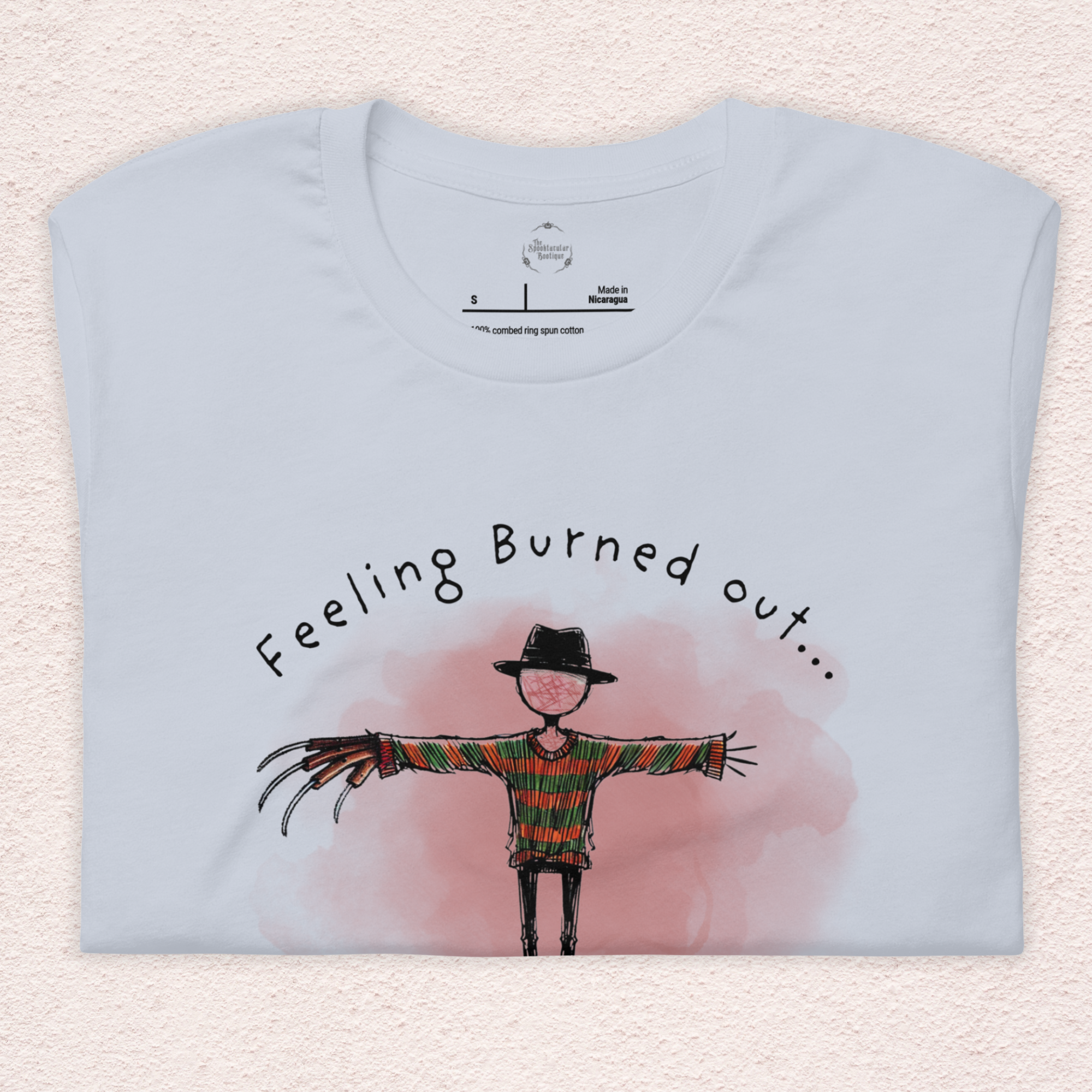 Feeling Burned Out Tee | Unisex Funny Slasher Horror Graphic Shirt