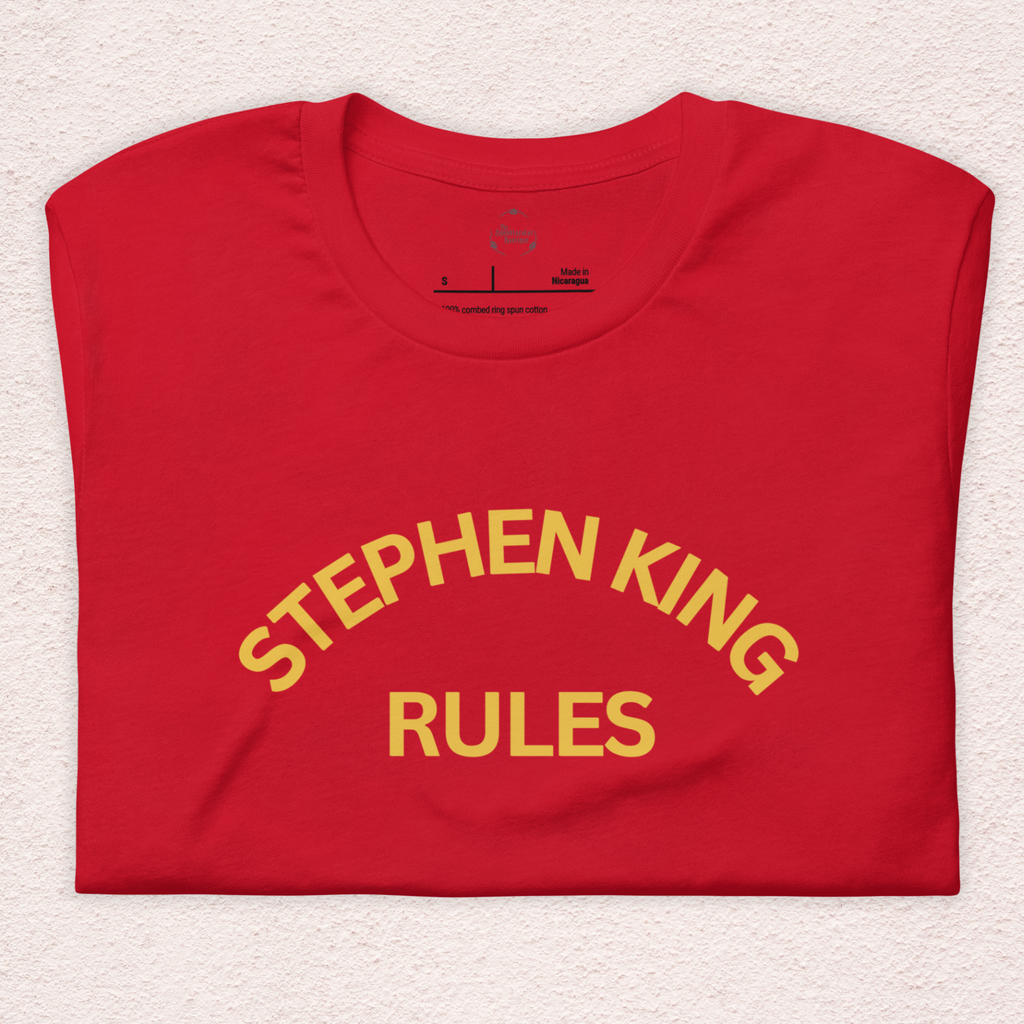 Stephen King Rules Tee | Unisex Horror Book Lover Graphic Shirt