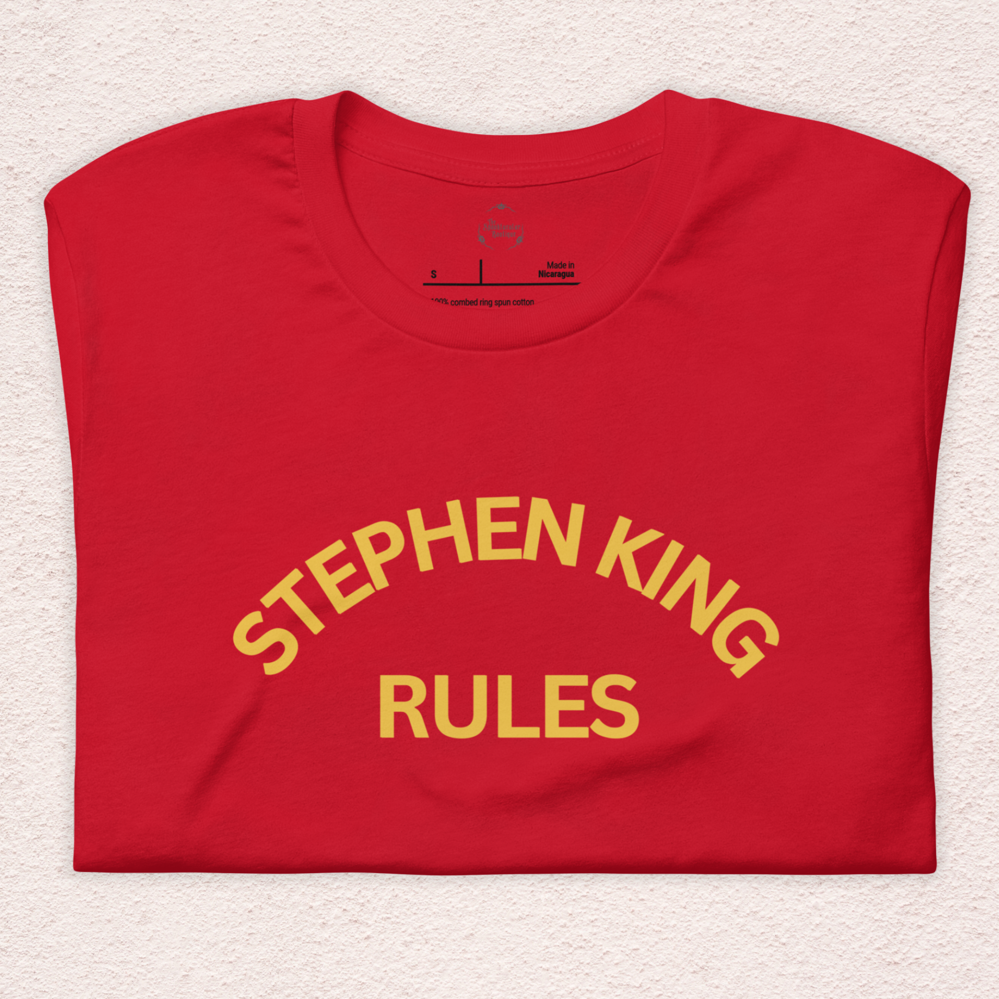 Stephen King Rules Tee | Unisex Horror Book Lover Graphic Shirt