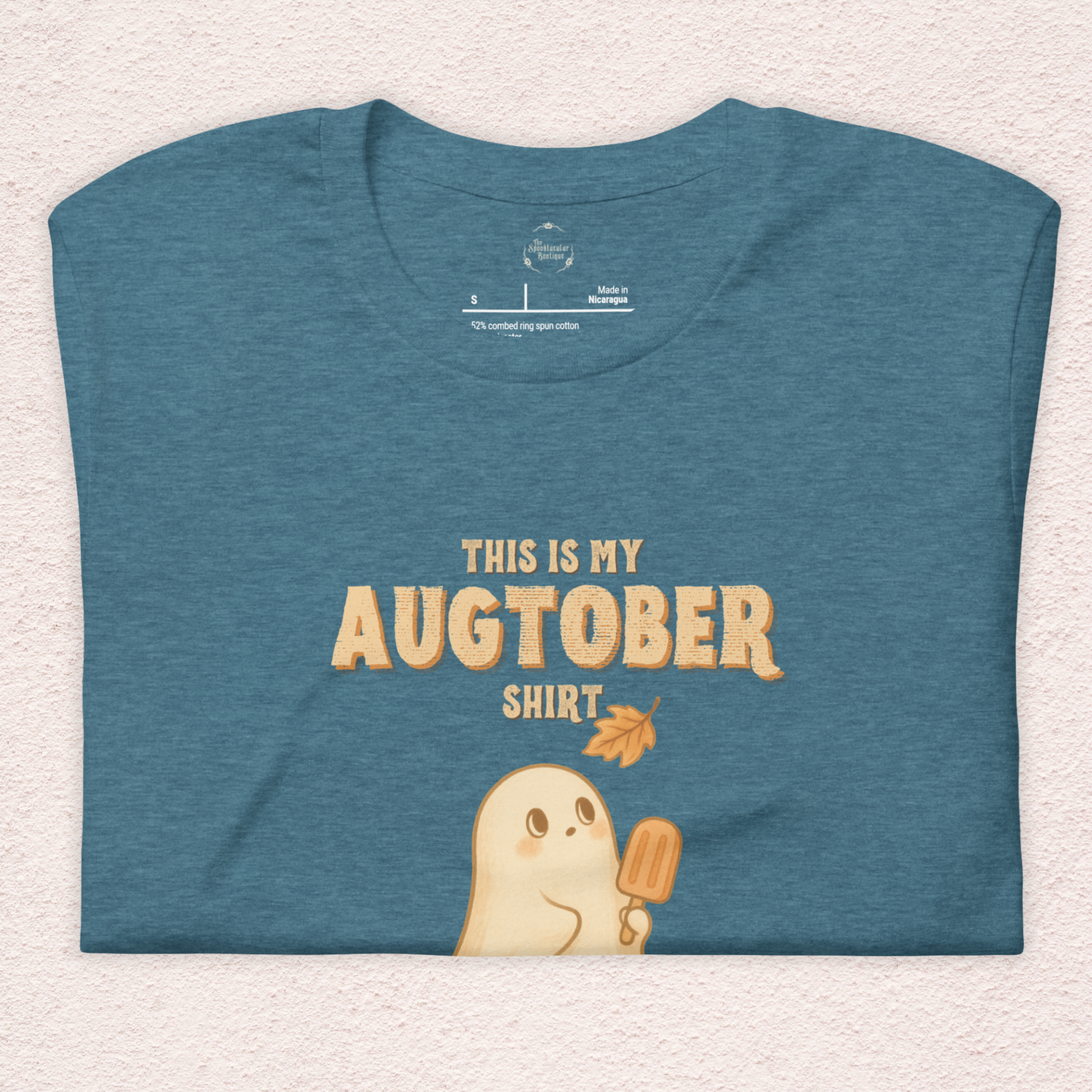 This Is My Augtober Shirt Tee | Unisex Ghost Fall Graphic Shirt