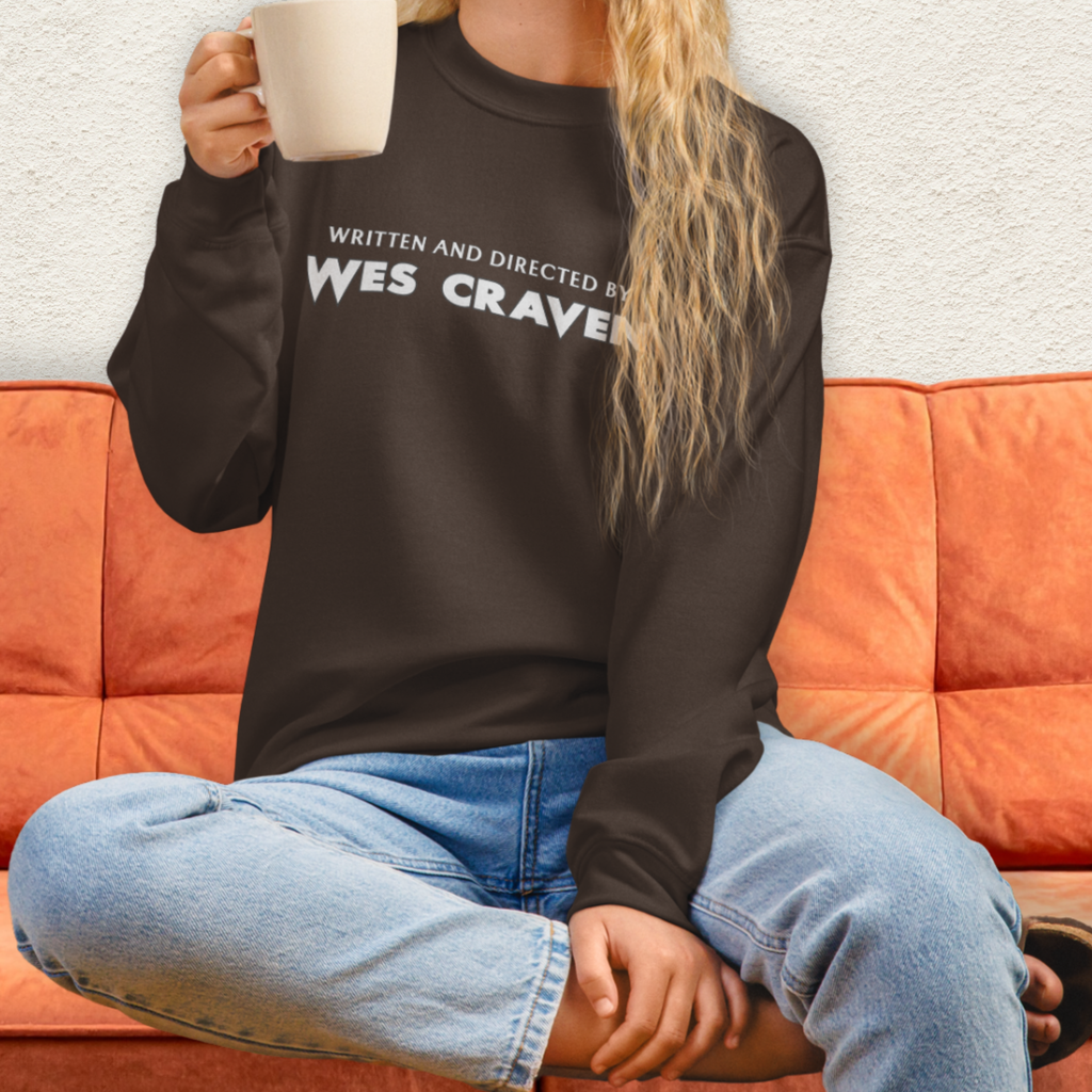 Written & Directed by Wes Craven Sweatshirt | Unisex Horror Film Lover Crewneck