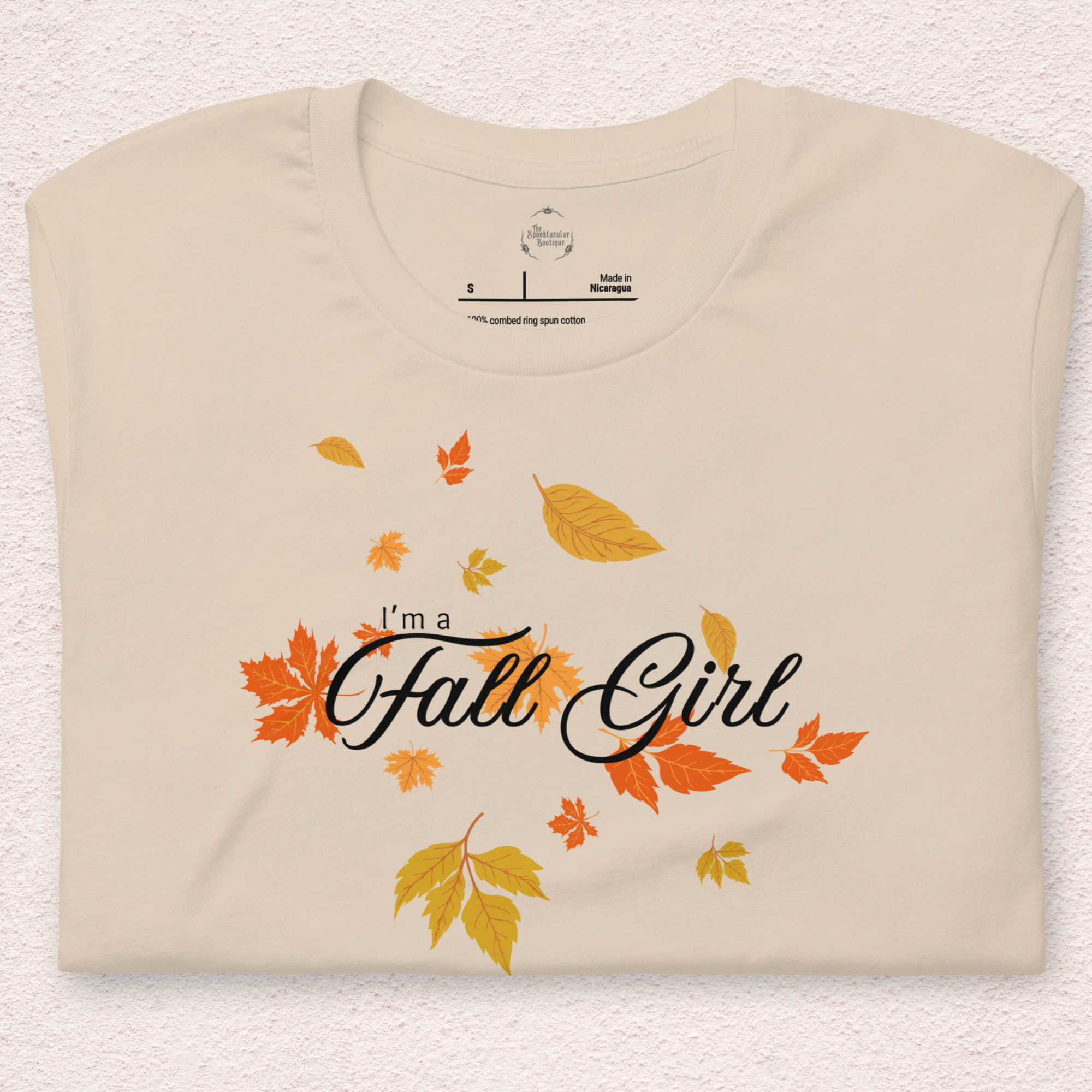 Fall Girl Tee | Unisex Cute Autumn Leaves Graphic Shirt