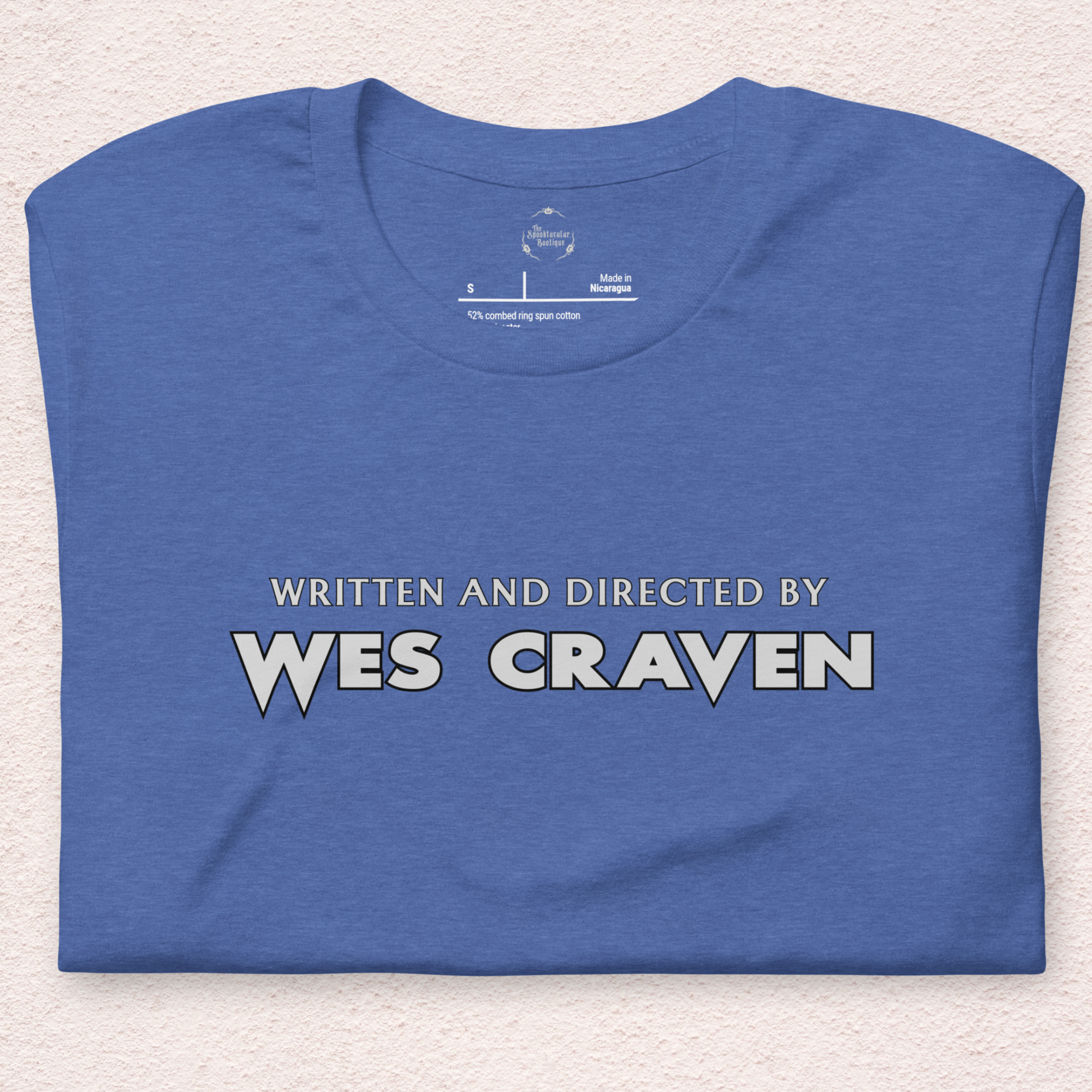 Written & Directed by Wes Craven Tee | Unisex Horror Film Lover Shirt